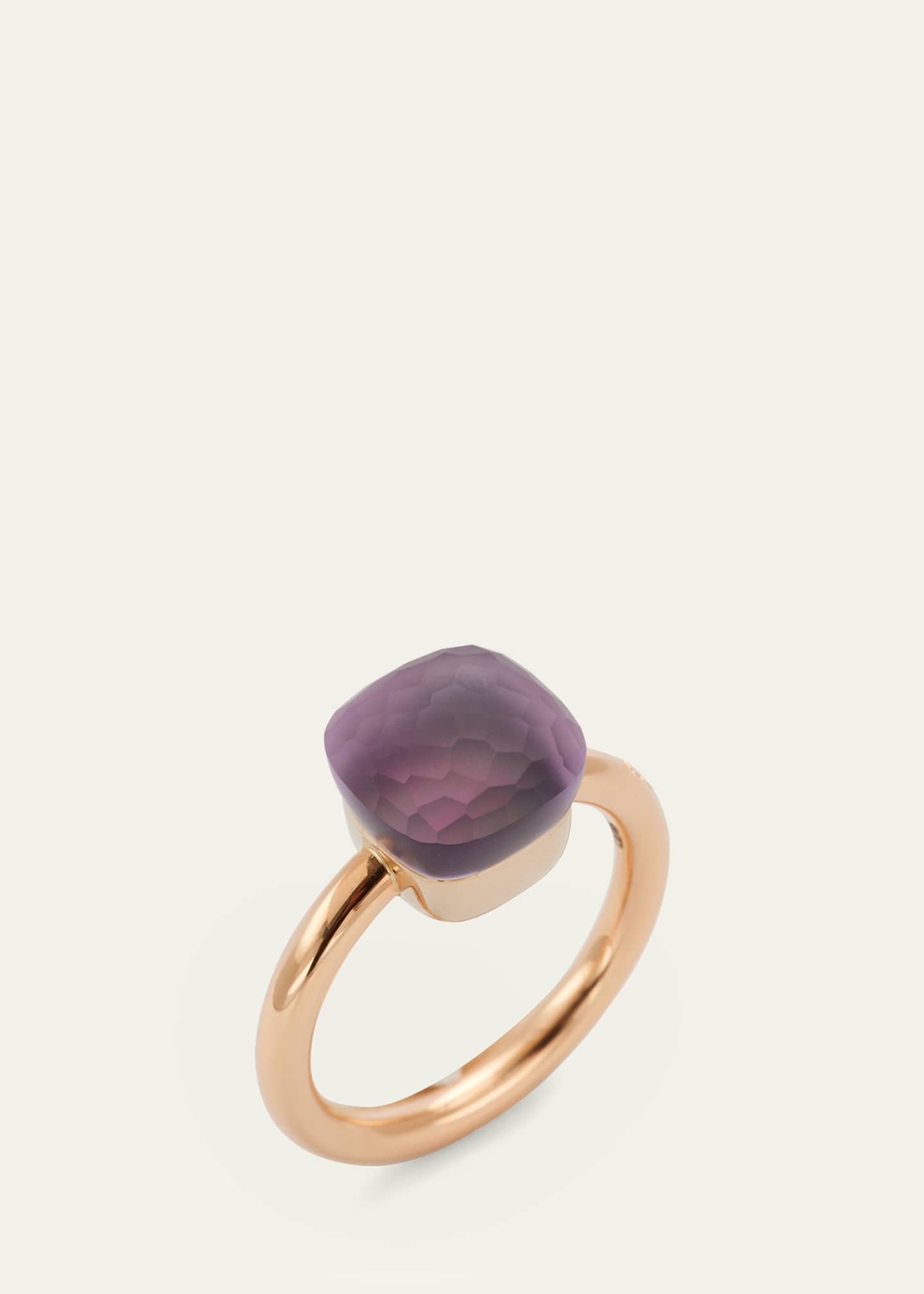 Pomellato Nudo Gele Classic 18k Gold Amethyst Ring Image 3 of 5