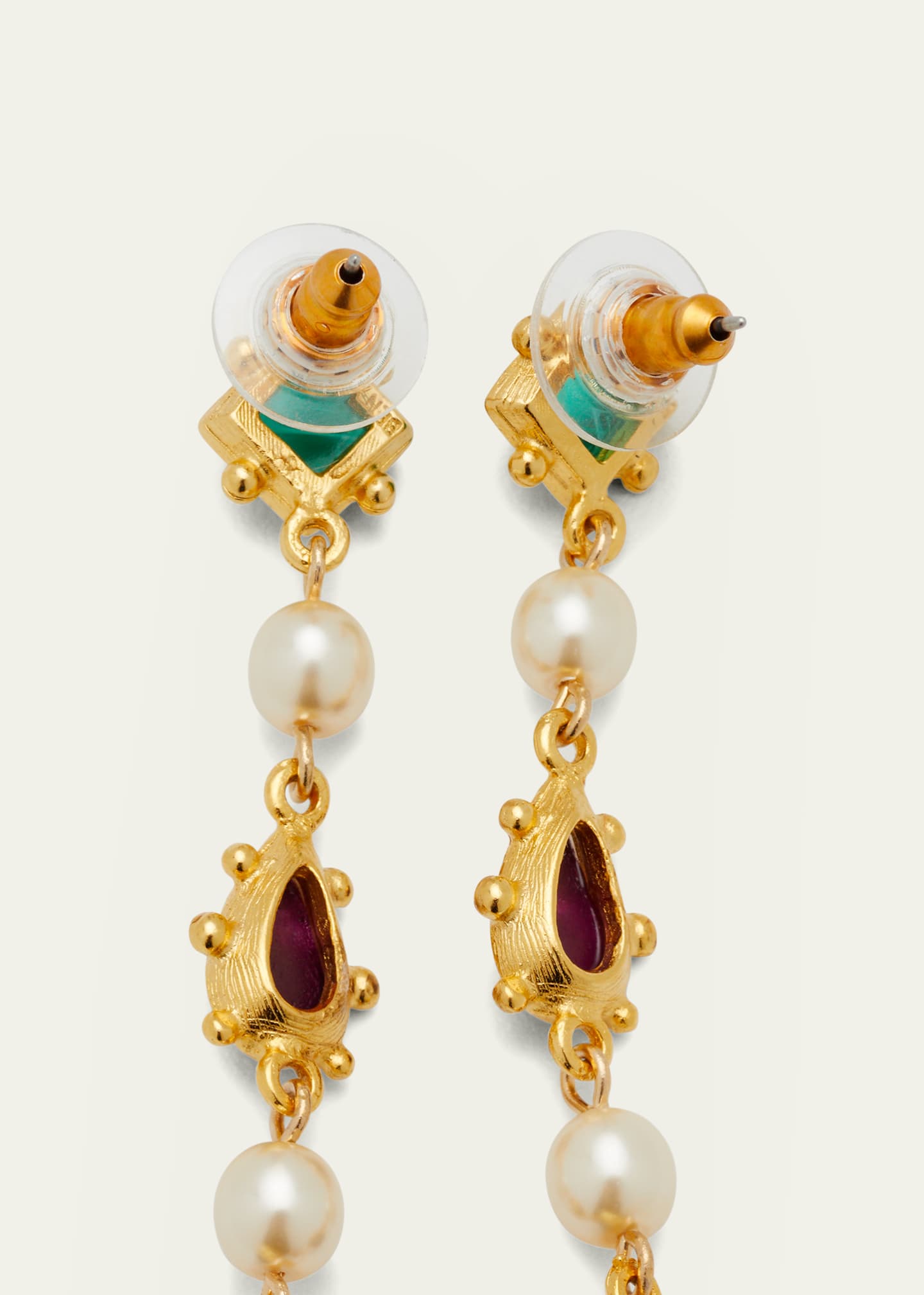 Ben-Amun Byzantine Linear Earrings Image 4 of 4