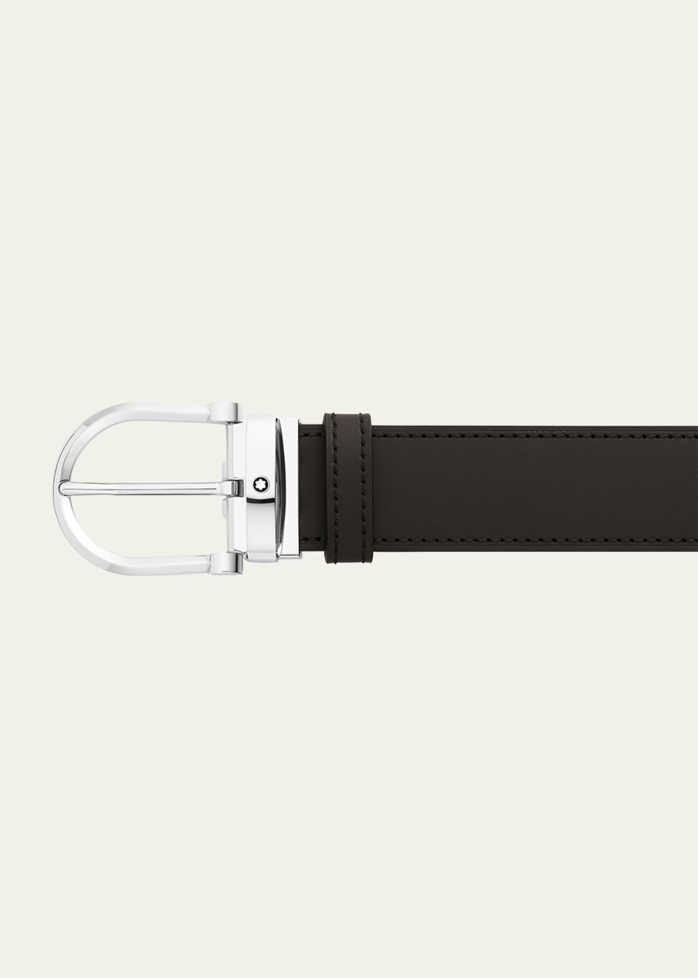 Montblanc Men's Leather Buckle Belt Image 3 of 3