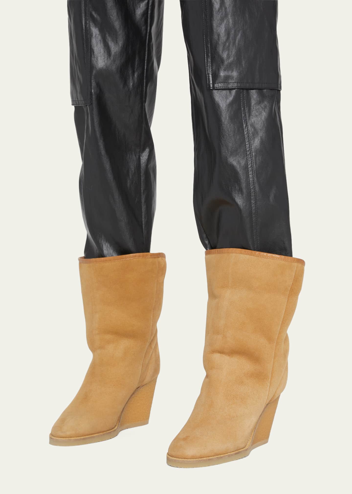 isabel marant wedge boots