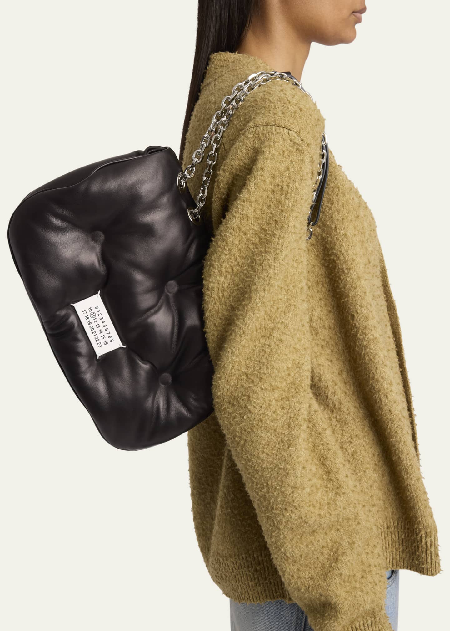 Maison Margiela Glam Slam Shoulder Bag Black