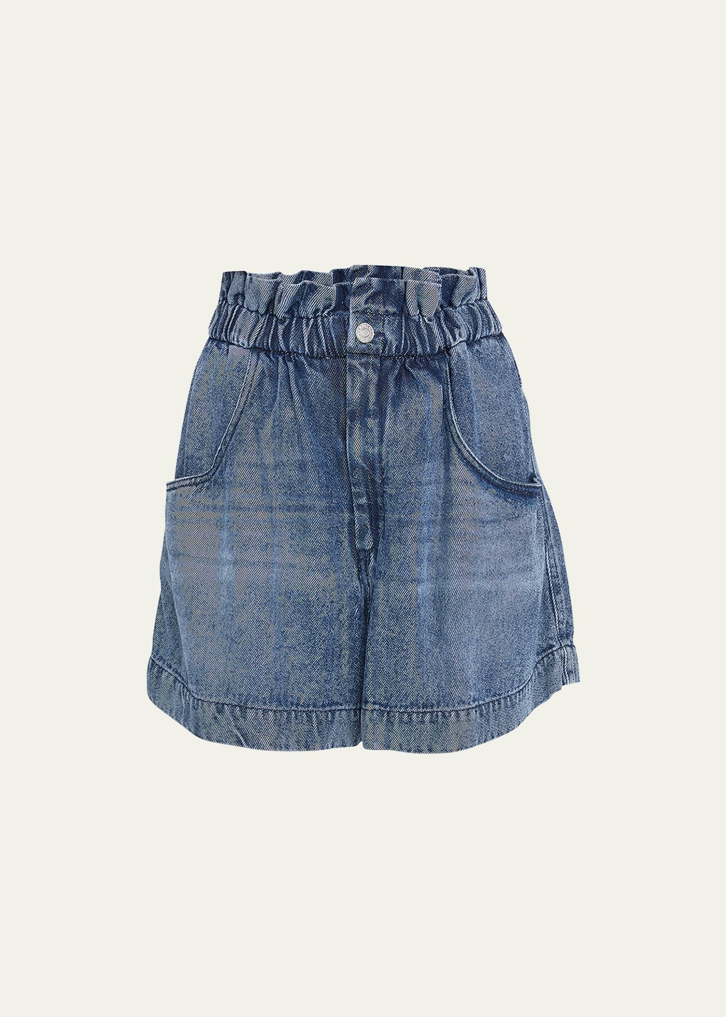 Isabel marant denim shorts hotsell