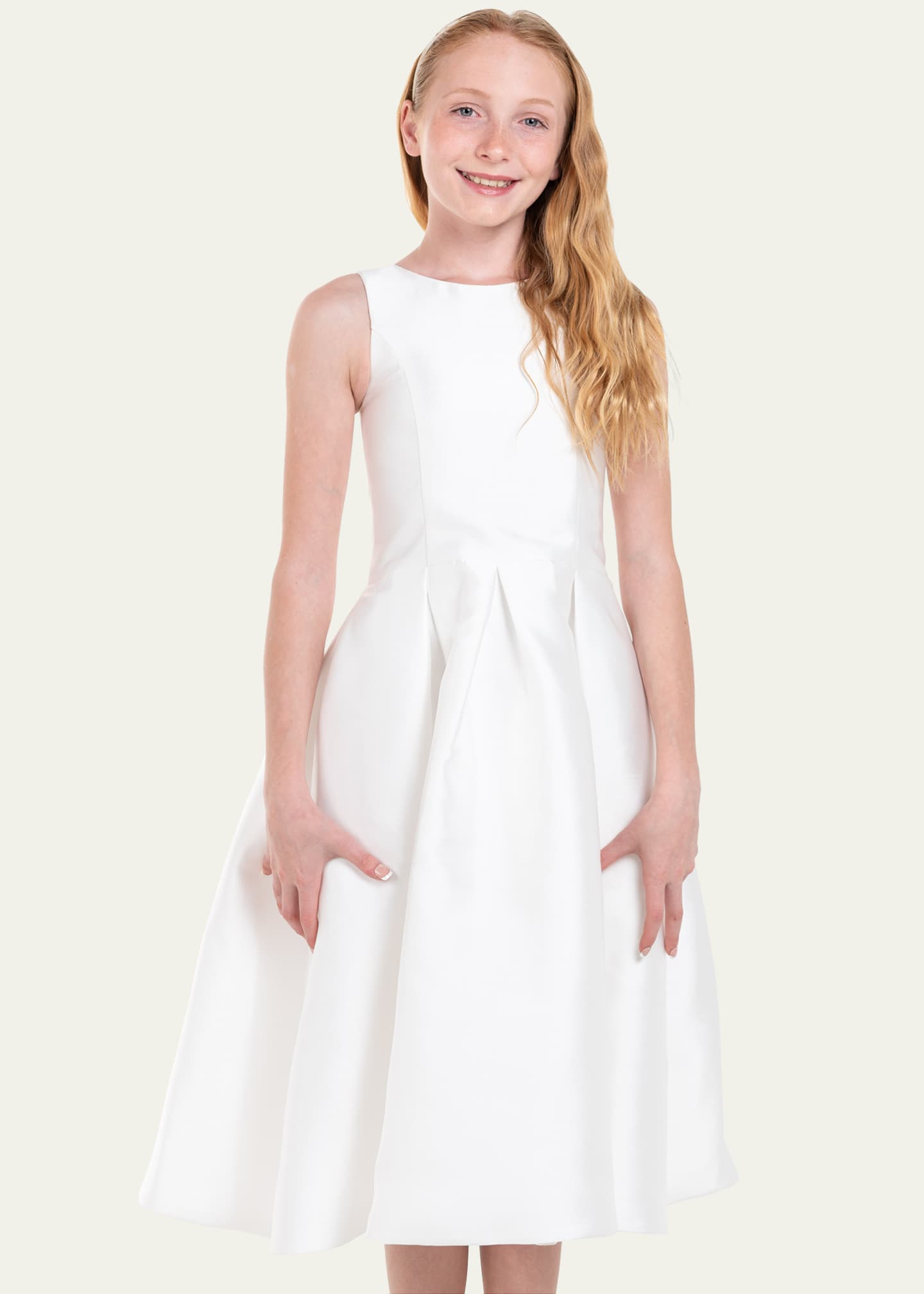 White Label by Zoe Girl s Jackie Bow Dress Size 4 12 Bergdorf
