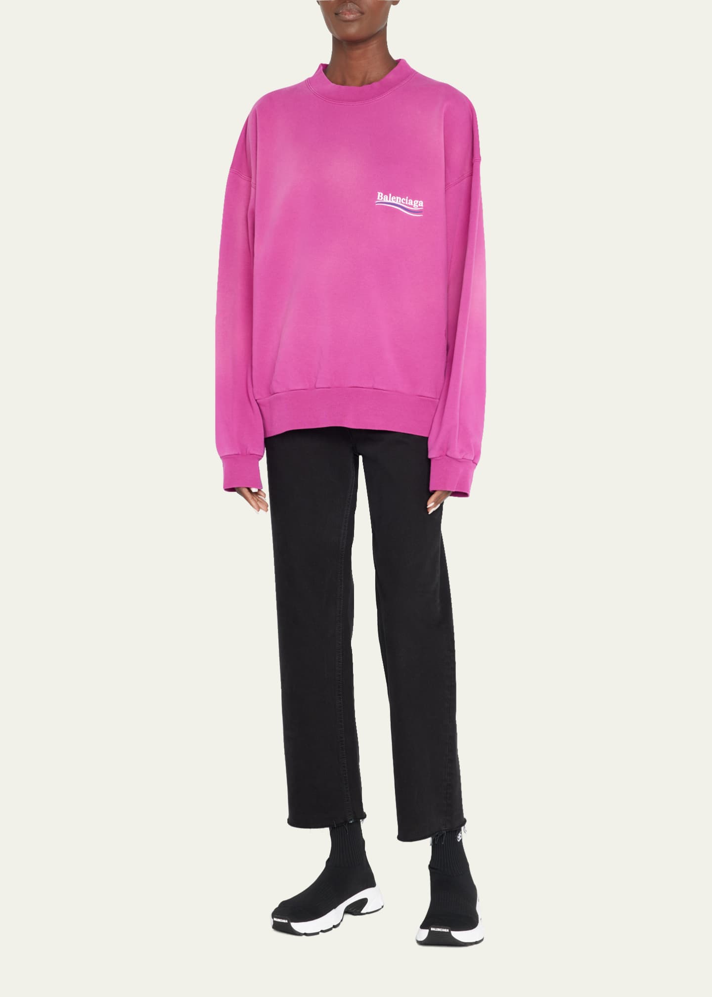 Balenciaga on sale neon sweatshirt