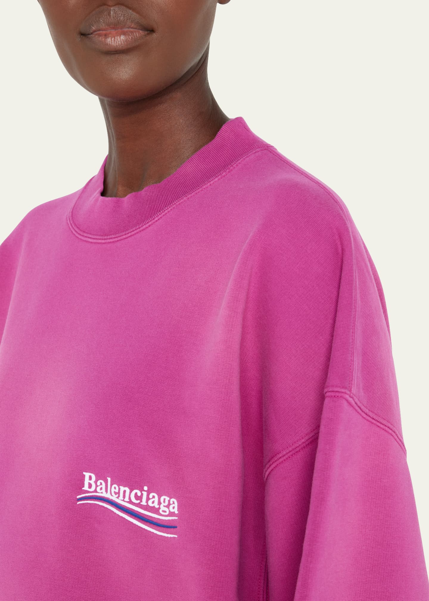 Balenciaga pink sweatshirt sale