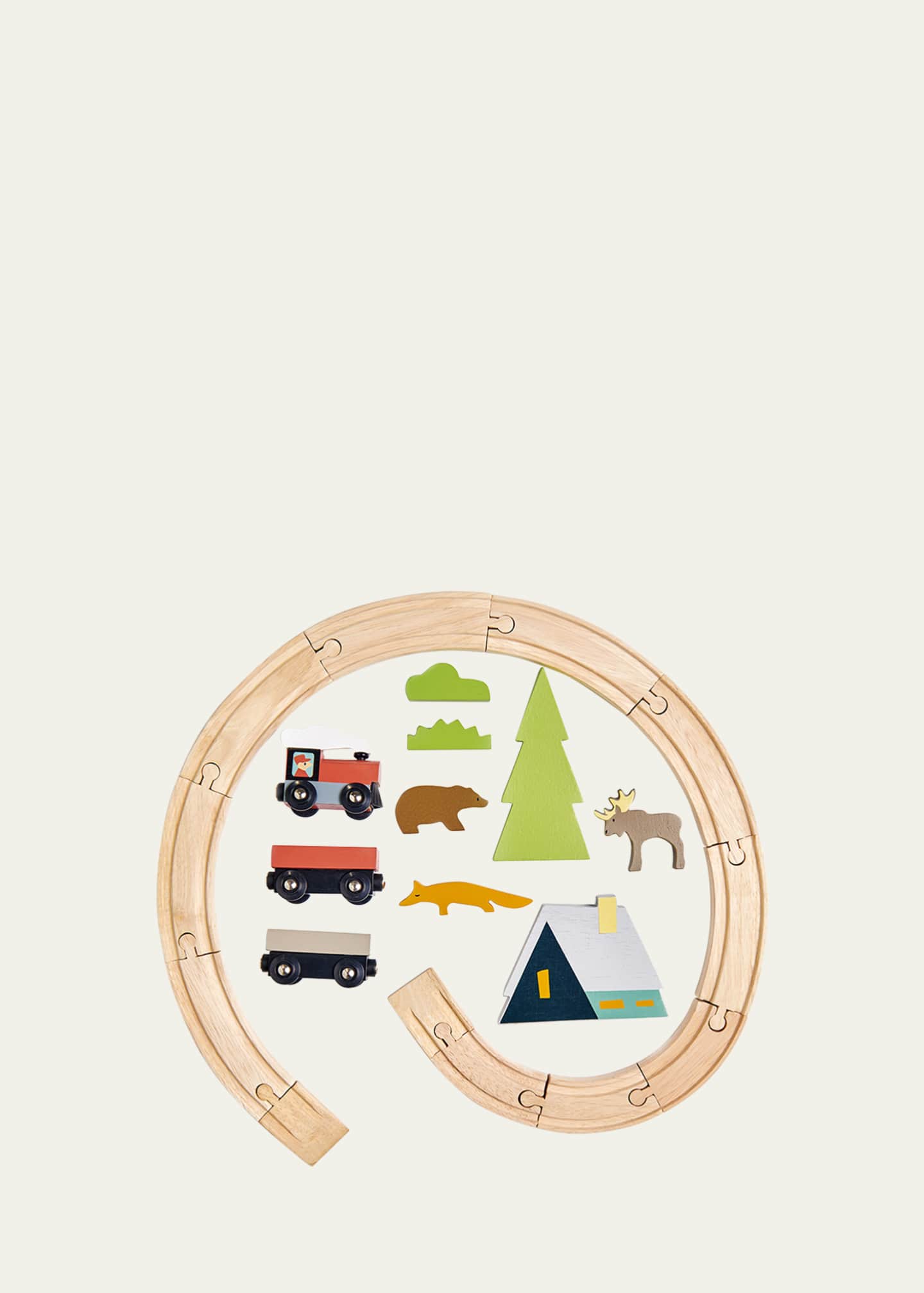 Tender Leaf Toys Kid's Treetops Train Play Set Image 2 of 2