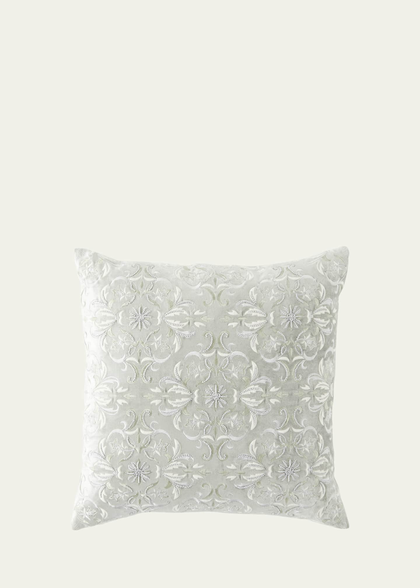 Callisto Home Velvet Medallions Decorative Pillow 22