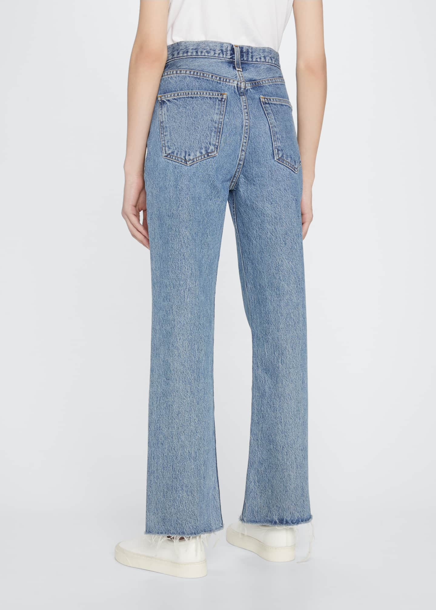 AGOLDE Relaxed Cropped Bootcut Jeans Bergdorf Goodman