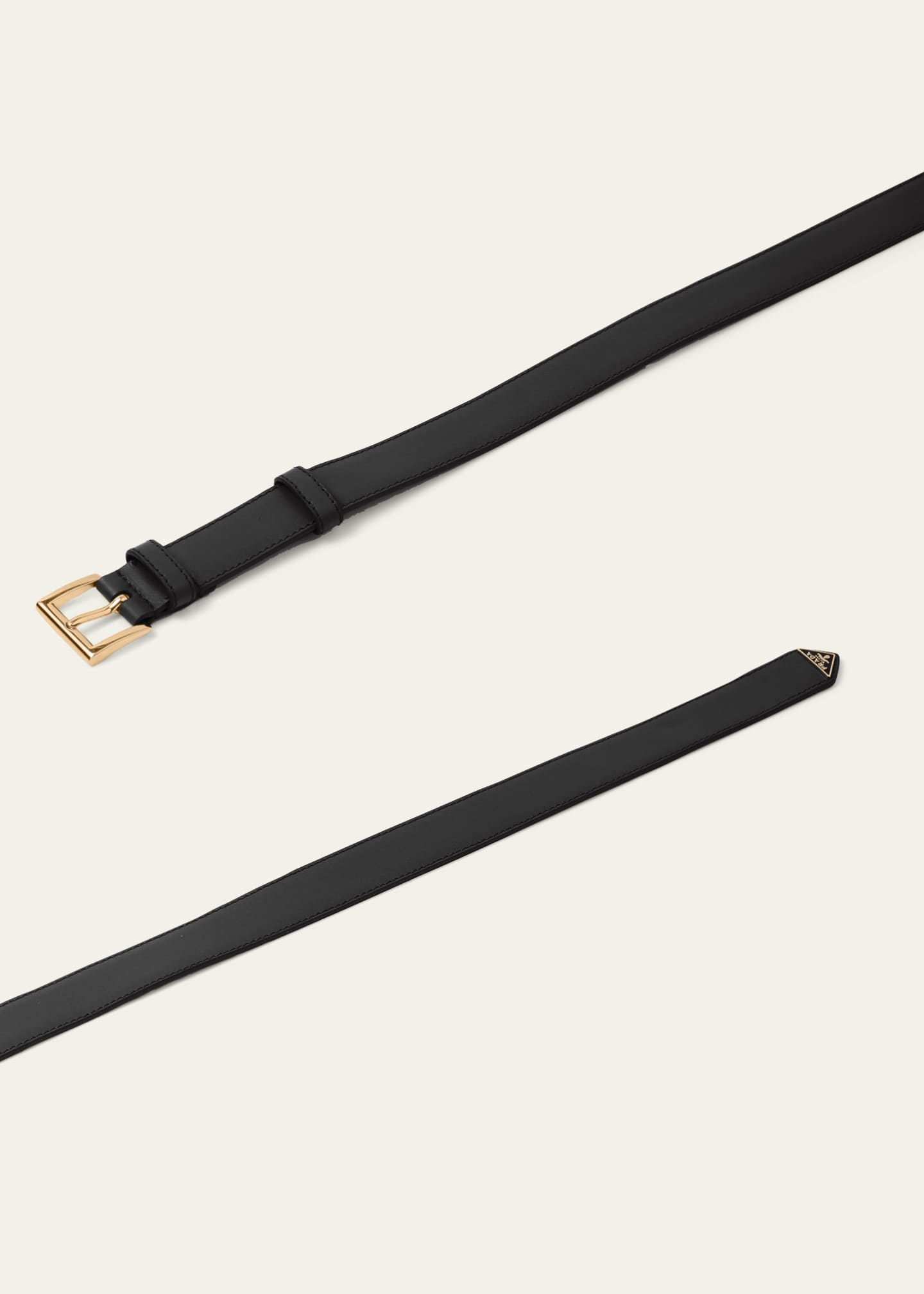 Prada City Calf Leather Belt - Bergdorf Goodman