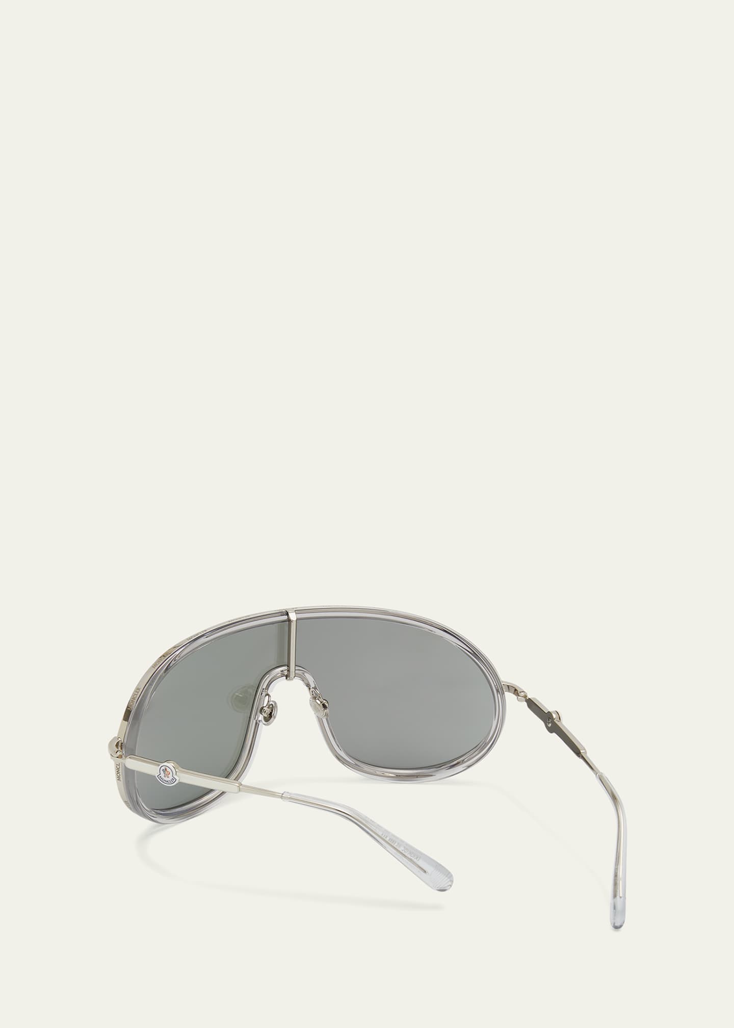 Moncler Lunettes Vangarde Metal Shield Sunglasses Image 2 of 5