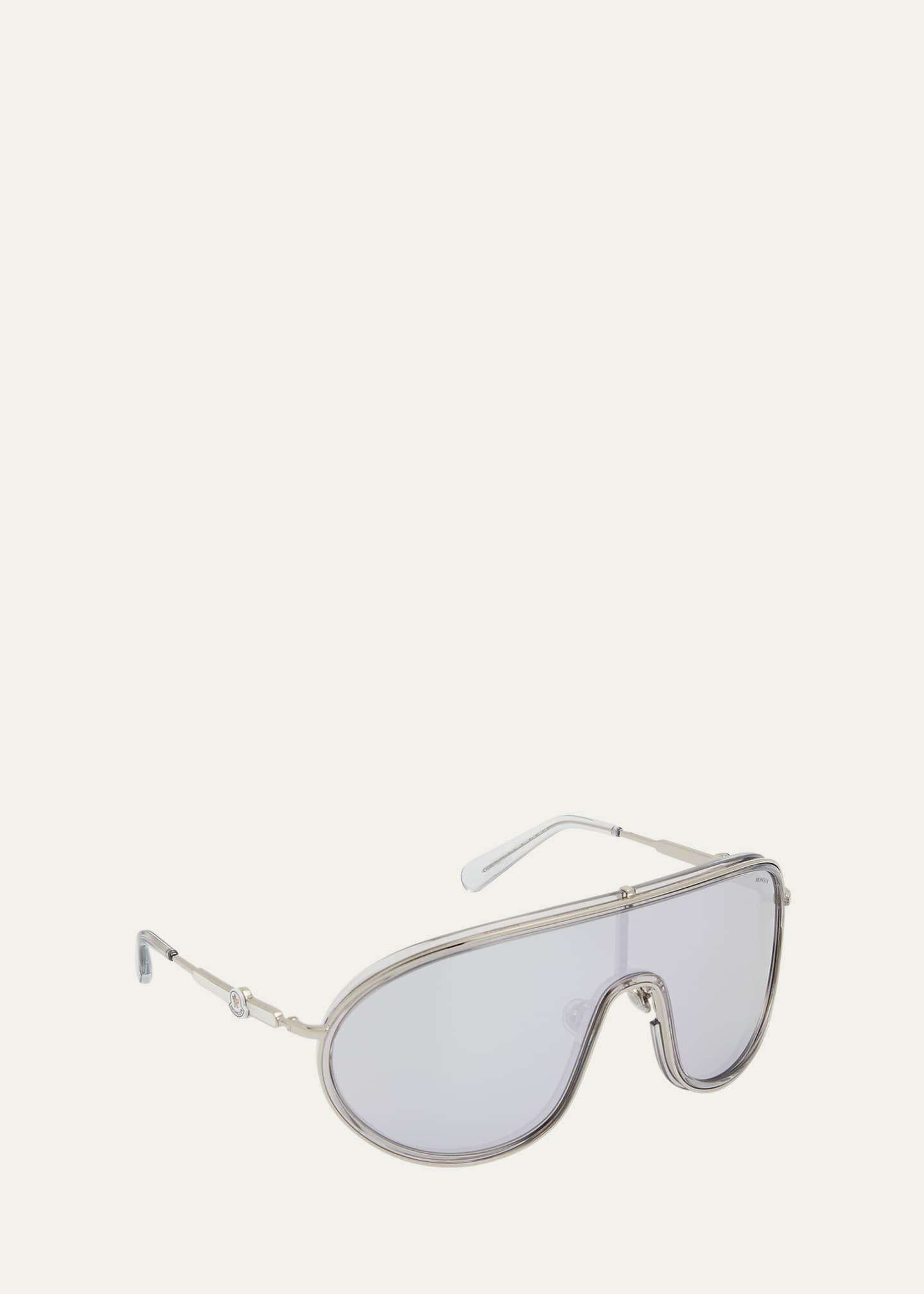 Moncler Lunettes Vangarde Metal Shield Sunglasses Image 1 of 5