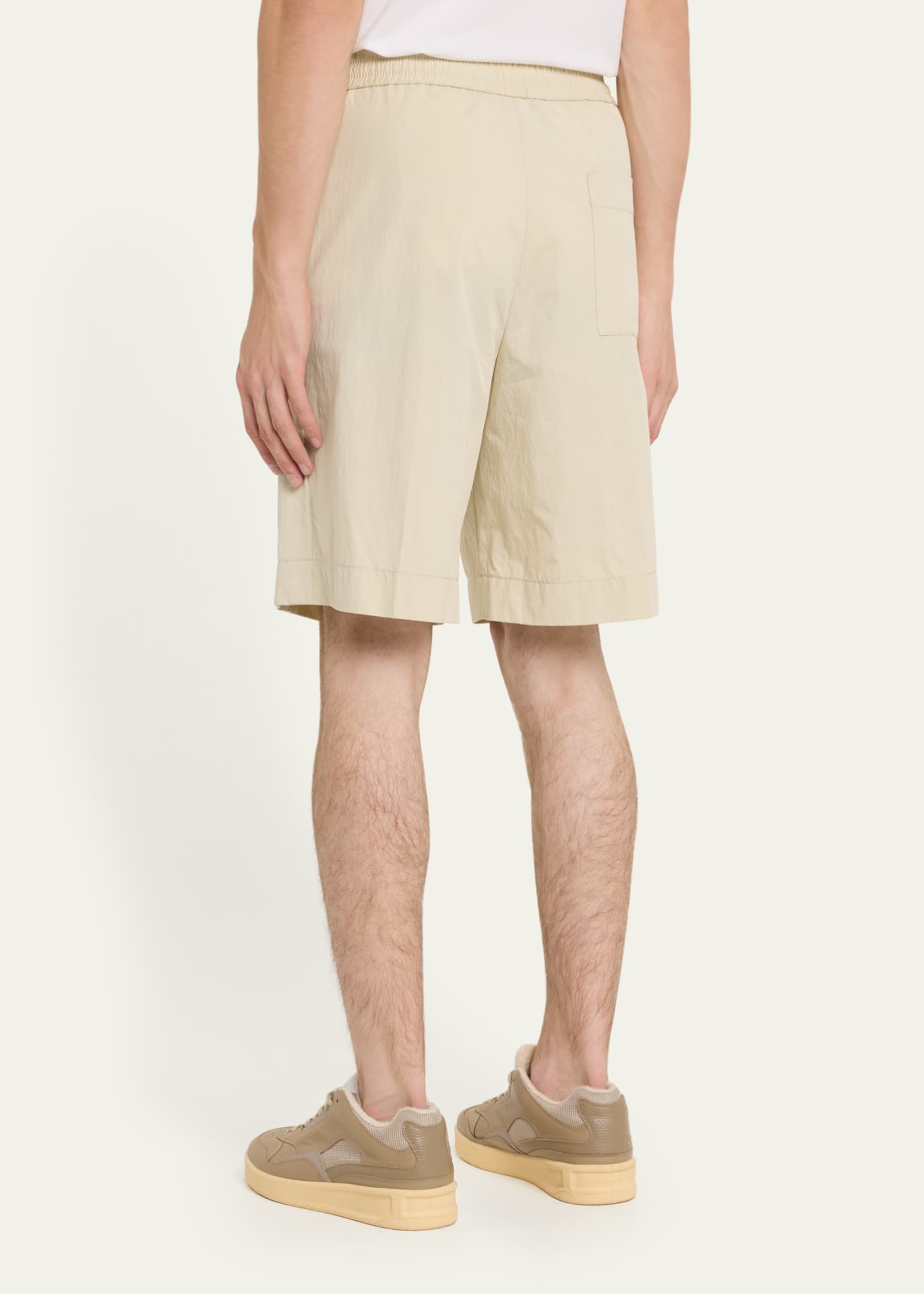 3.1 Phillip Lim Men's Solid Twill Shorts Image 3 of 5