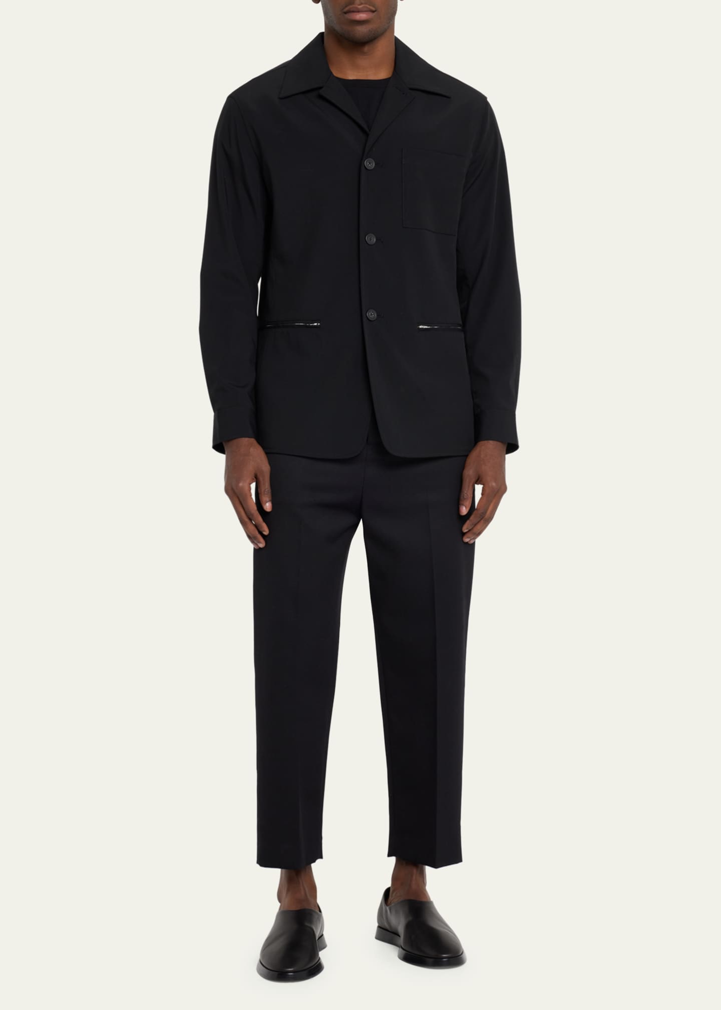 3.1 Phillip Lim Men's Zip-Pocket Work Jacket Image 2 of 5