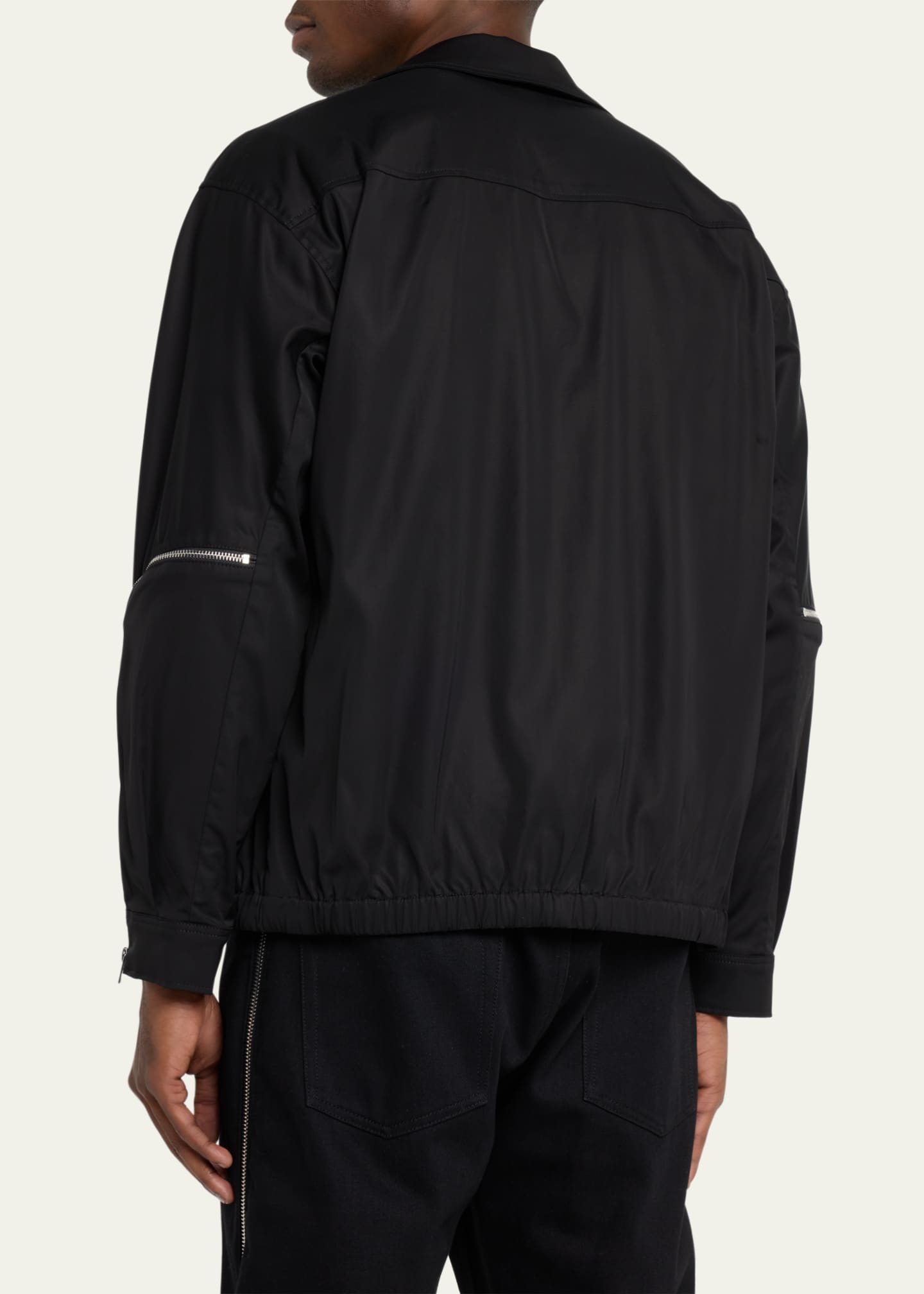 3.1 Phillip Lim Men's Curve-Zip Blouson Jacket