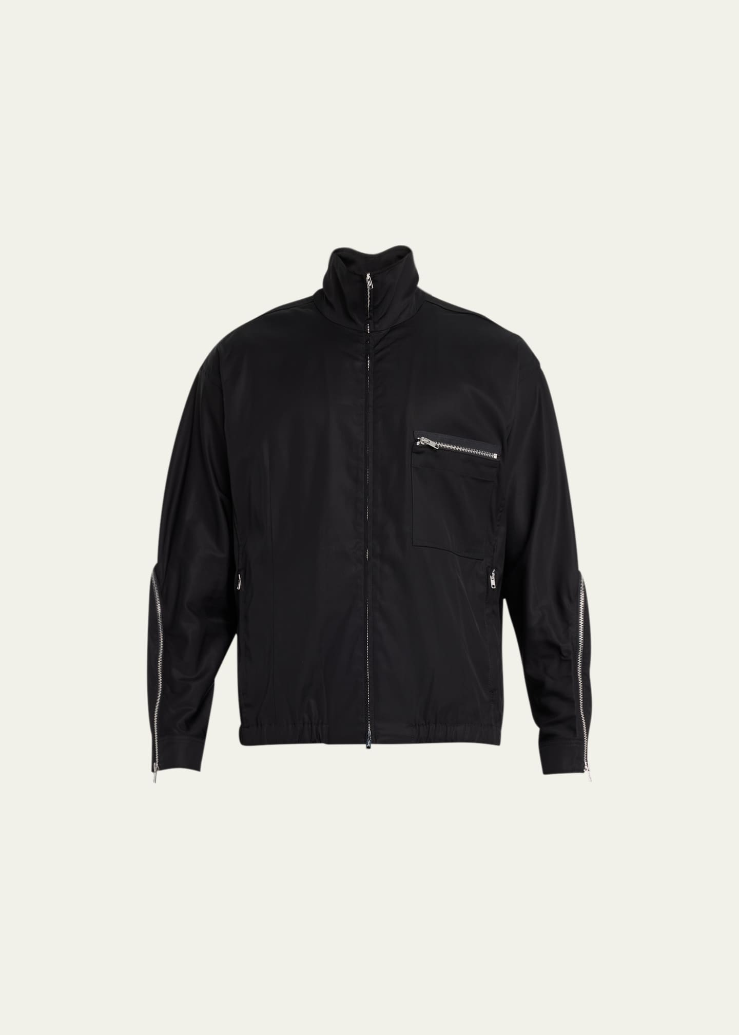 3.1 Phillip Lim Men's Curve-Zip Blouson Jacket