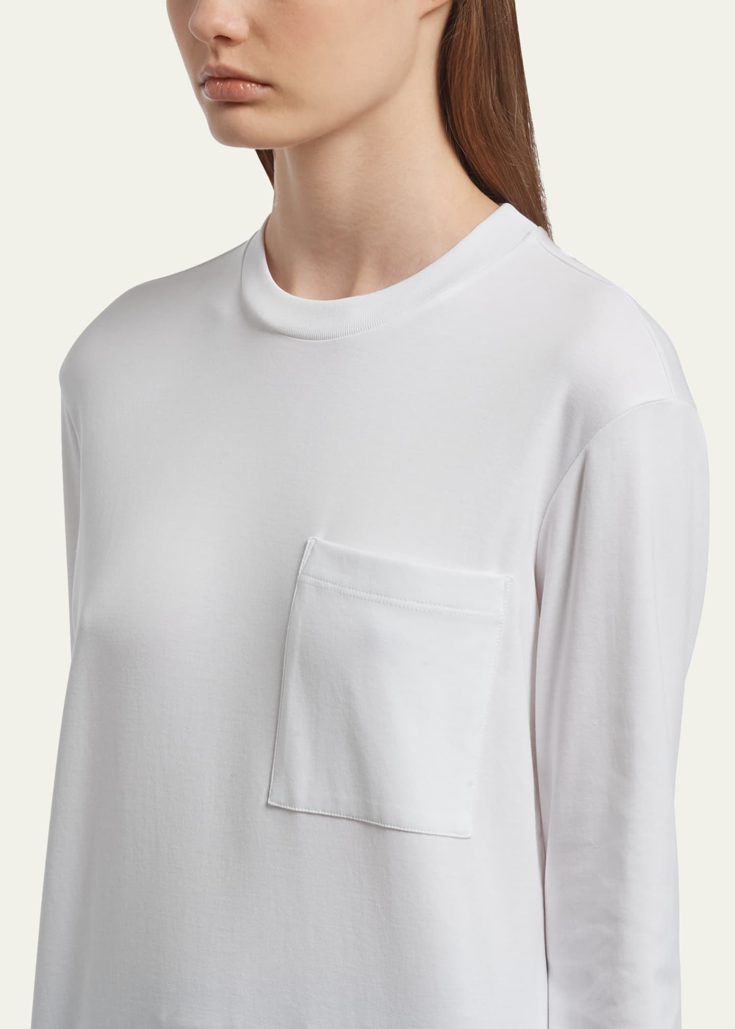 ロングTシャツ ホワイト（白）系 PRADA(プラダ) Tシャツ