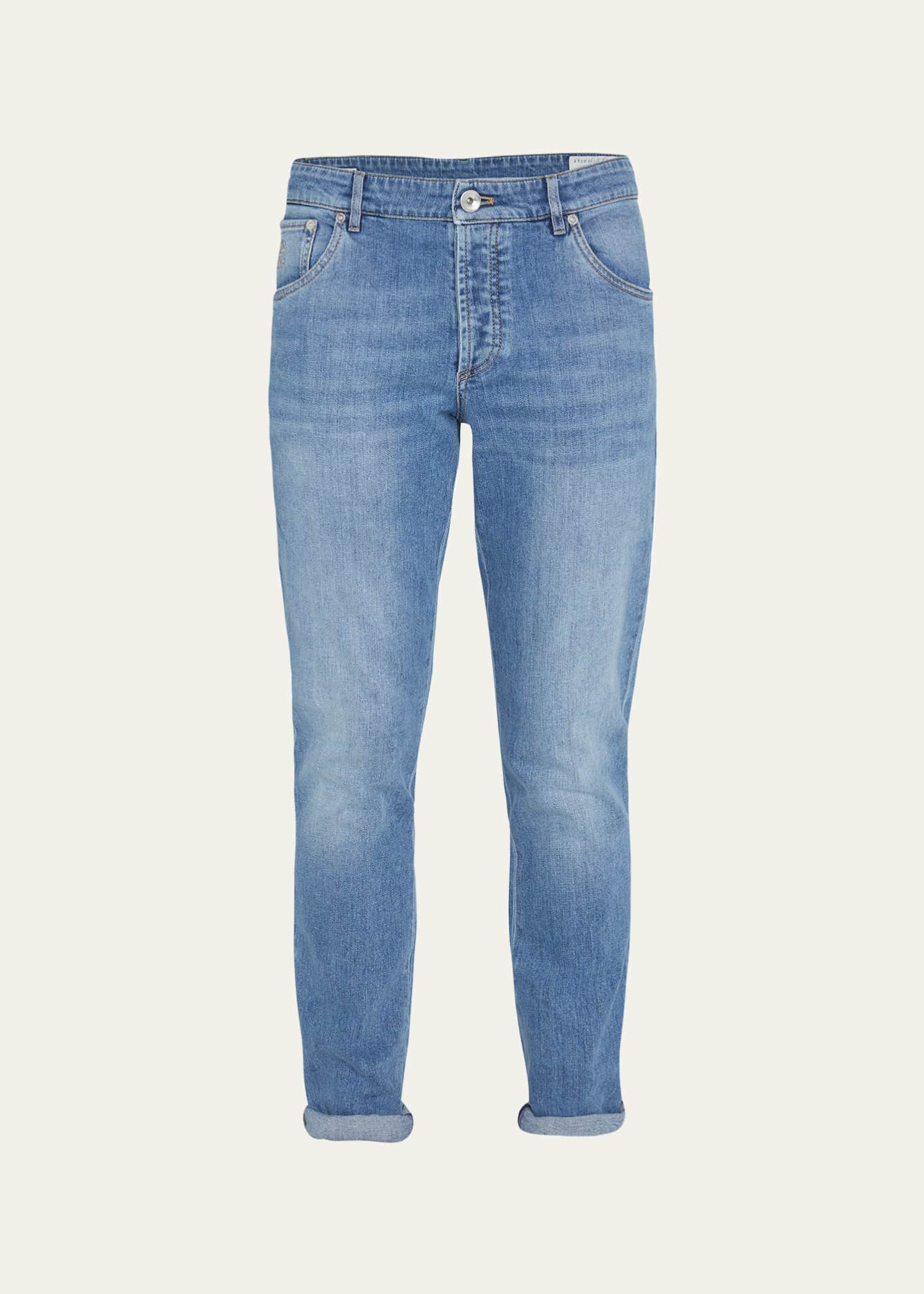 Brunello Cucinelli Men's 5-Pocket Denim Jeans - Bergdorf Goodman