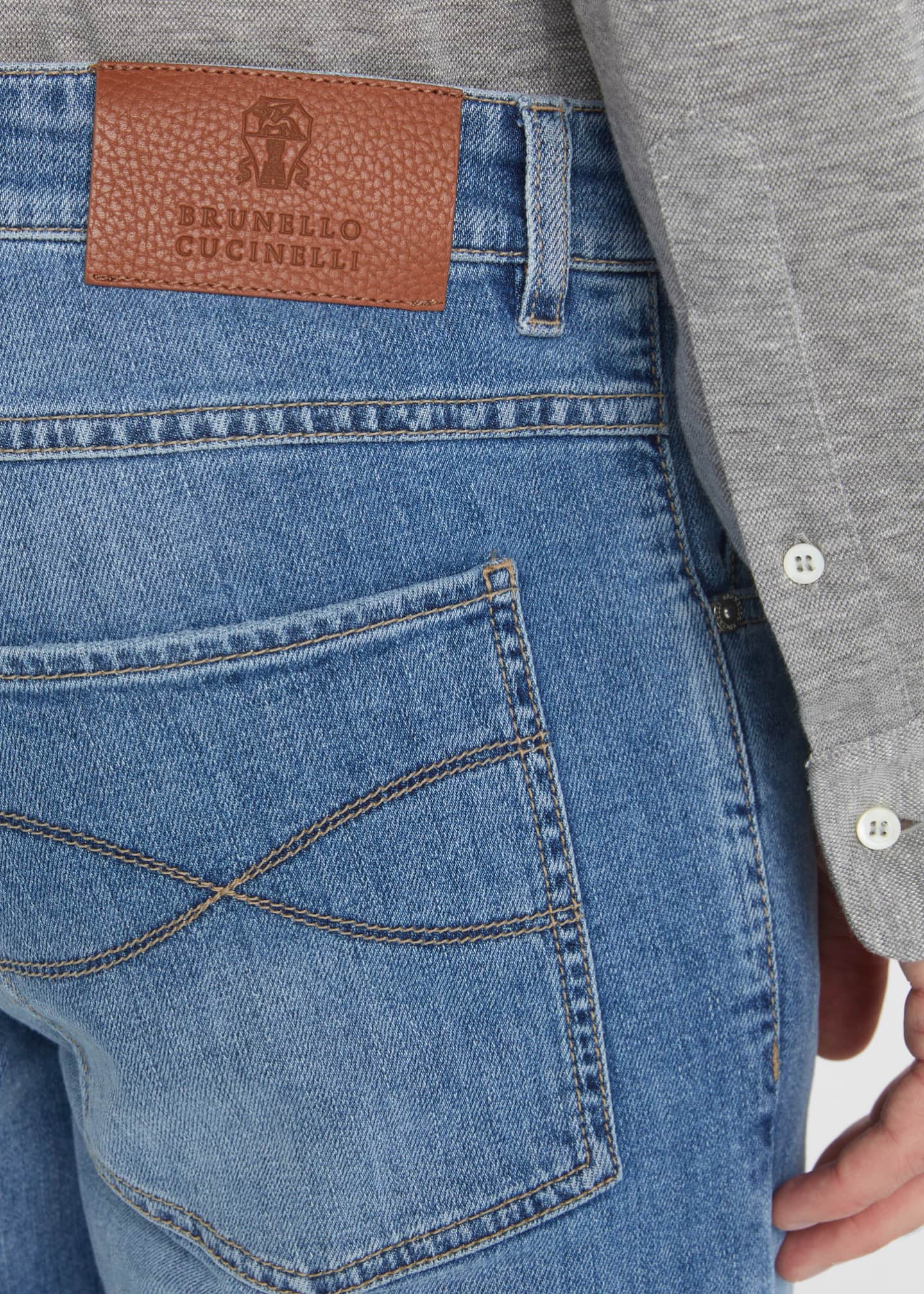 Brunello Cucinelli Men's 5-Pocket Denim Jeans - Bergdorf Goodman