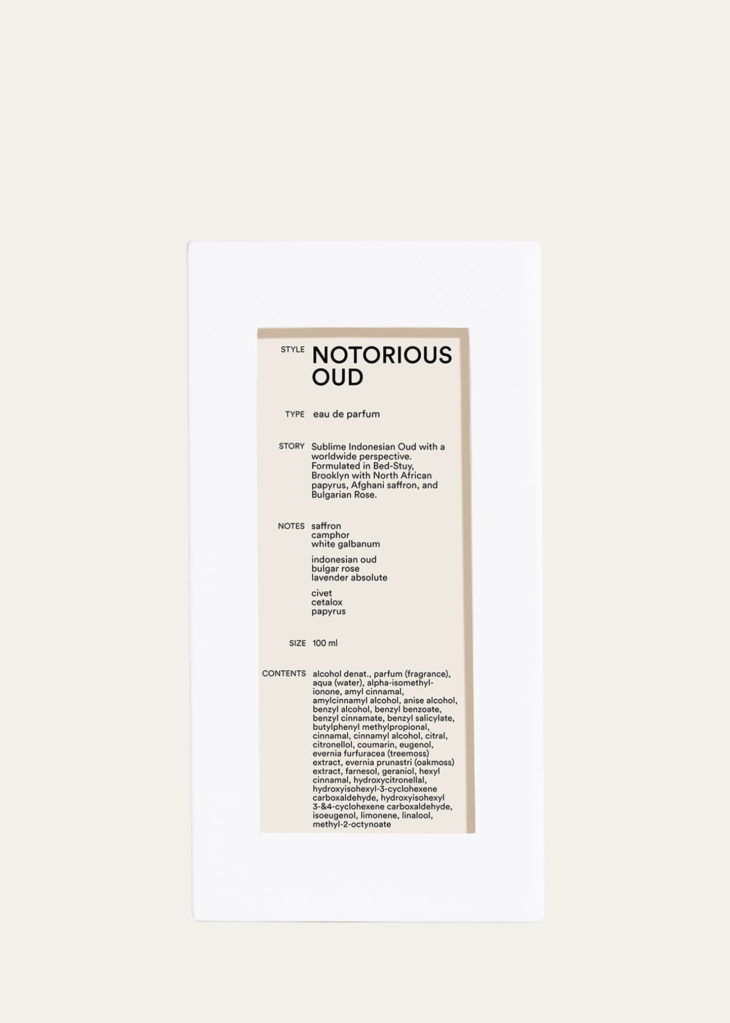 D.S. & DURGA Notorious Oud Eau de Parfum, 3.4 oz. Image 2 of 2
