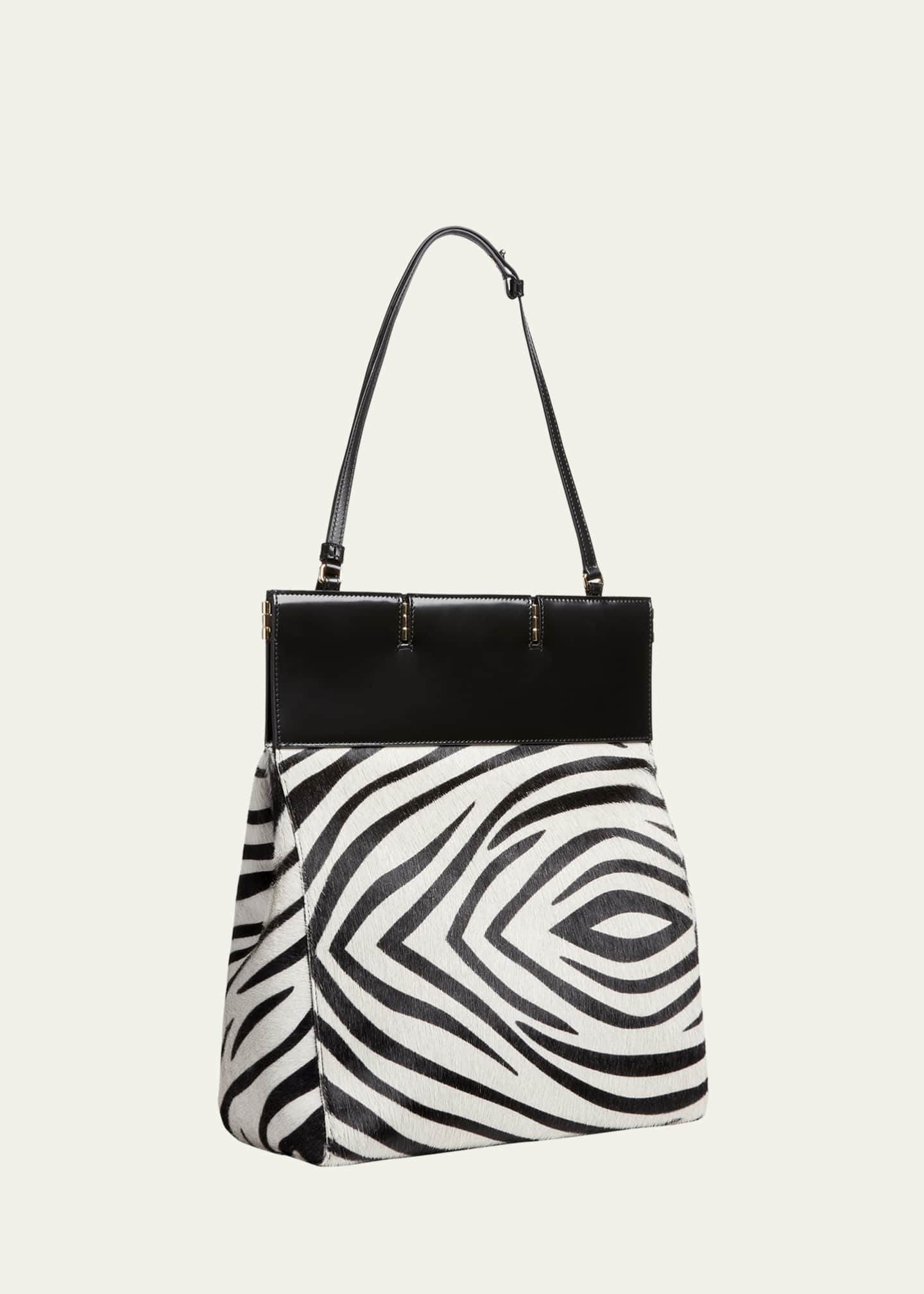 Peter Do Hinge Zebra Calf Hair Tote Bag Bergdorf Goodman