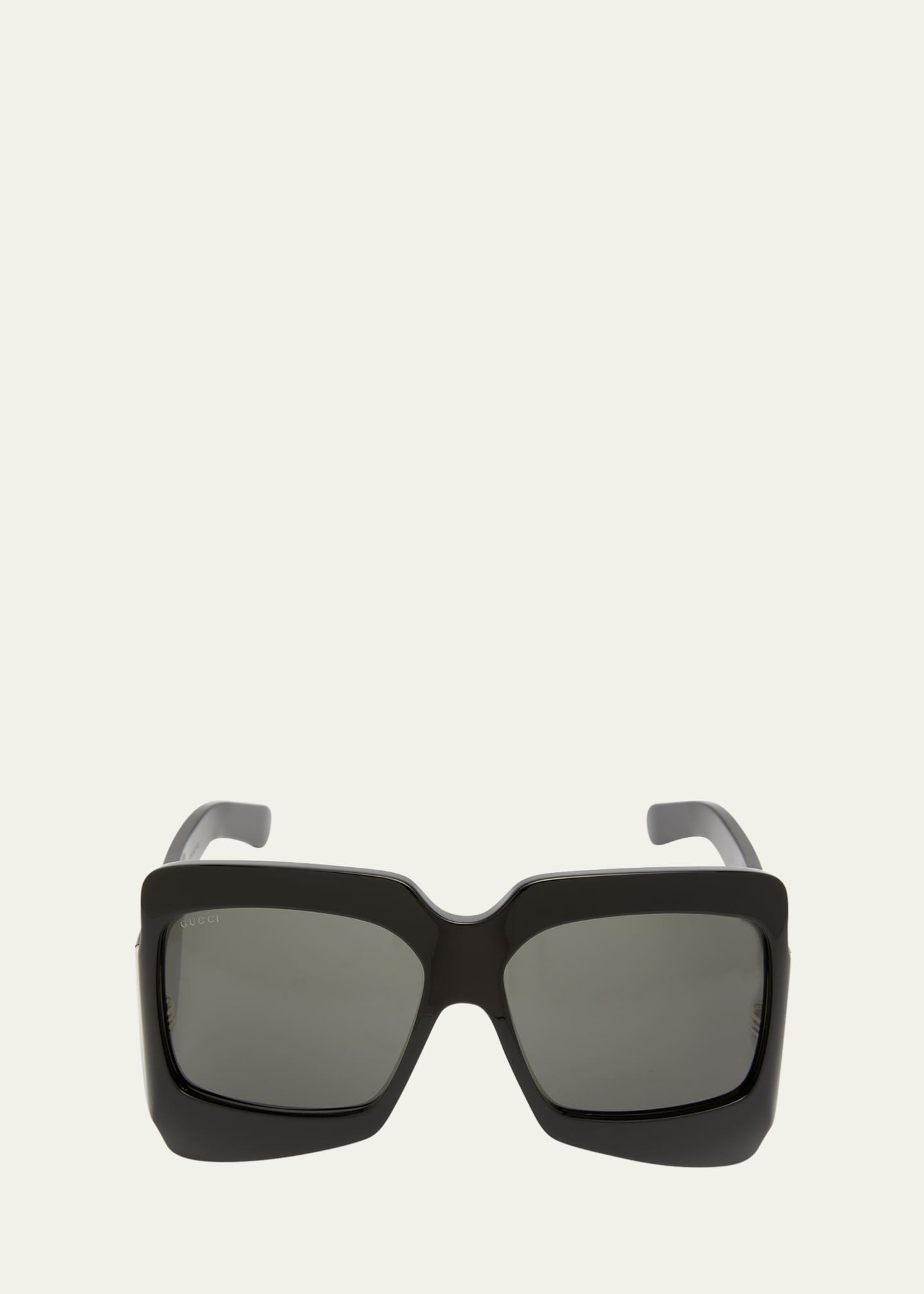 Gucci Off-white Rectangular Sunglasses for Men
