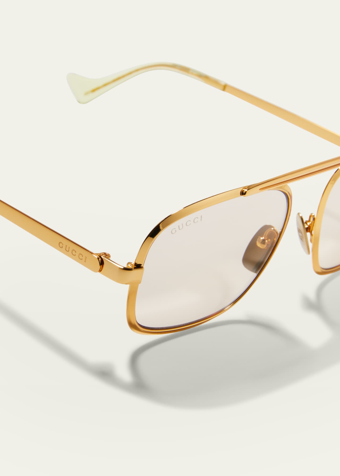 Gucci Men's Metal Aviator Sunglasses Bergdorf Goodman