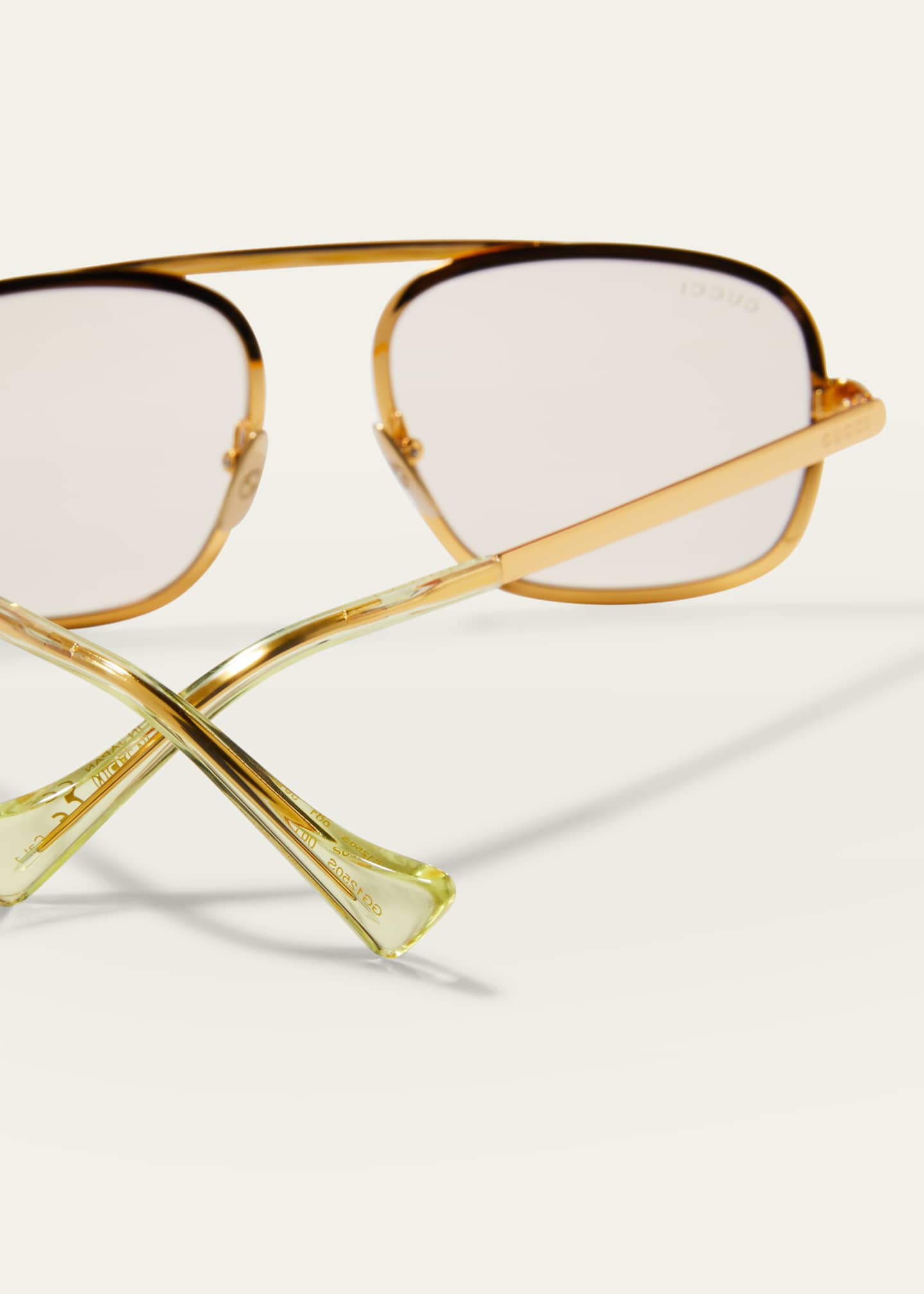 Gucci Men's Metal Aviator Sunglasses Bergdorf Goodman