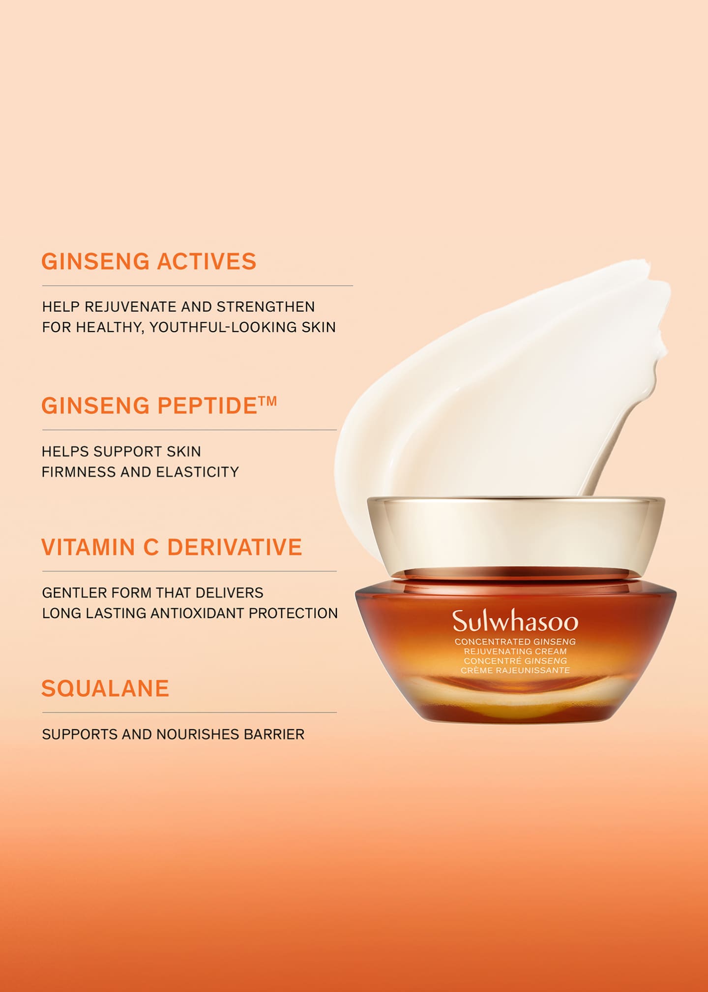 Sulwhasoo Concentrated Ginseng Renewing Cream, 2.0 oz. Image 3 of 5
