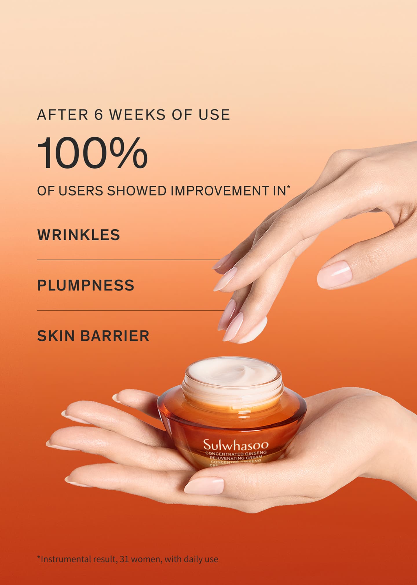 Sulwhasoo Concentrated Ginseng Renewing Cream, 2.0 oz. Image 5 of 5
