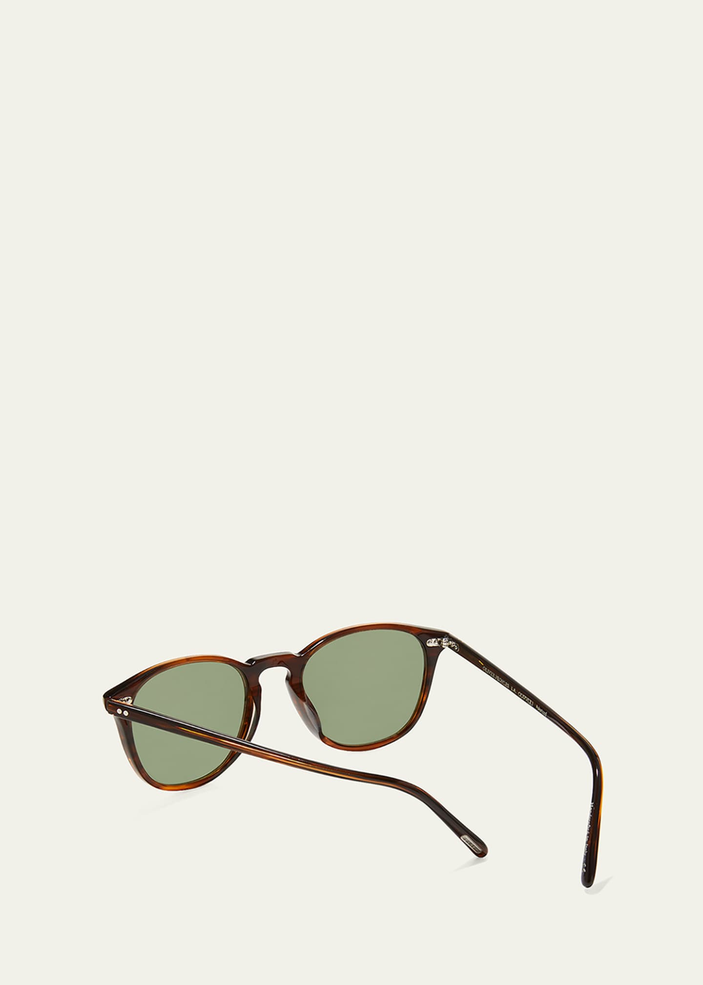 Oliver Peoples Men's Forman L.A. Round Acetate Sunglasses Image 2 of 5