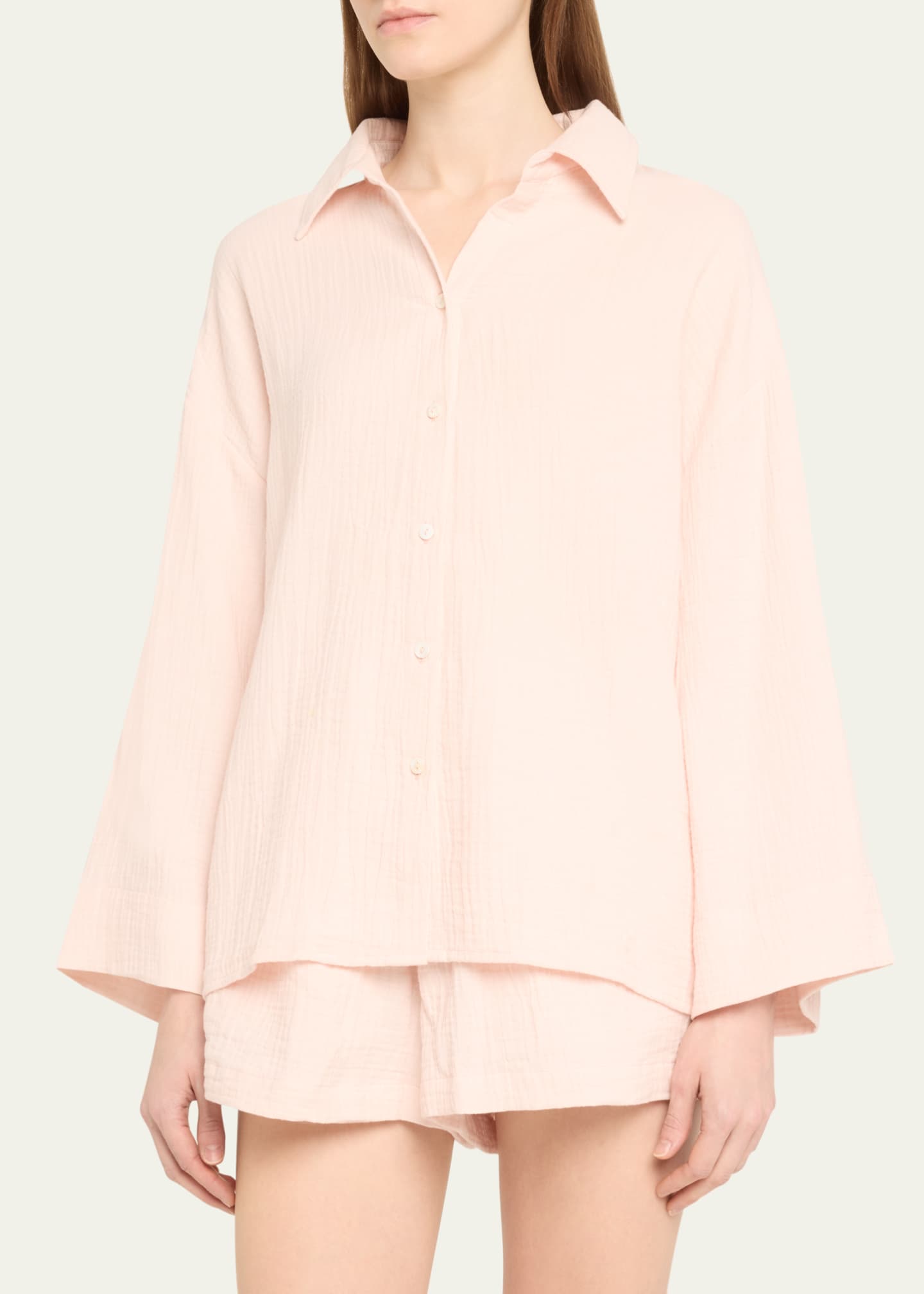 Pour Les Femmes Angel Gauze Short Pajama Set Image 4 of 5