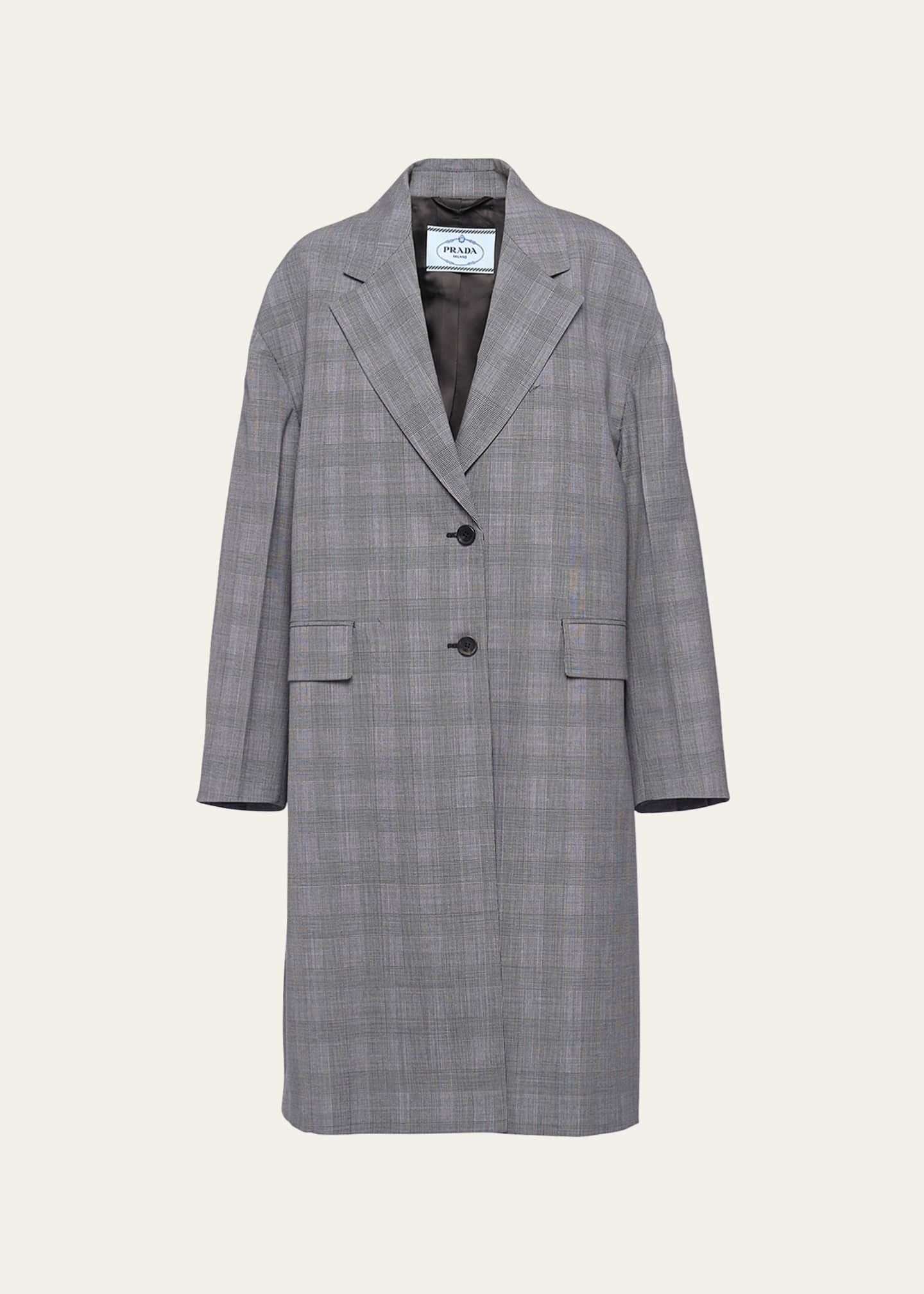 コート PRADA Wool coat Prada Single Breasted Wool Coat | Saks Fifth Avenue