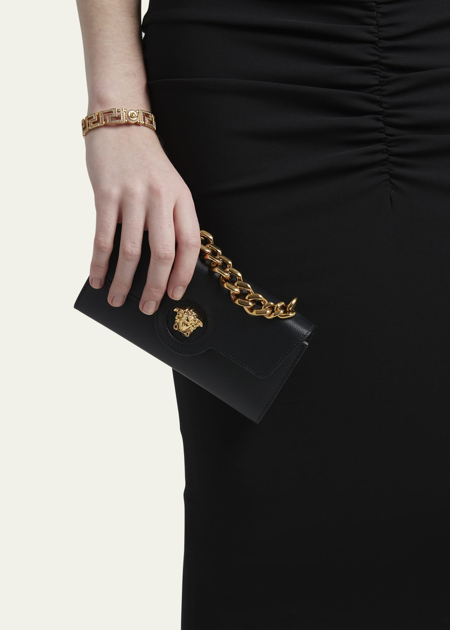 Versace La Medusa Wallet on Chain Bergdorf Goodman