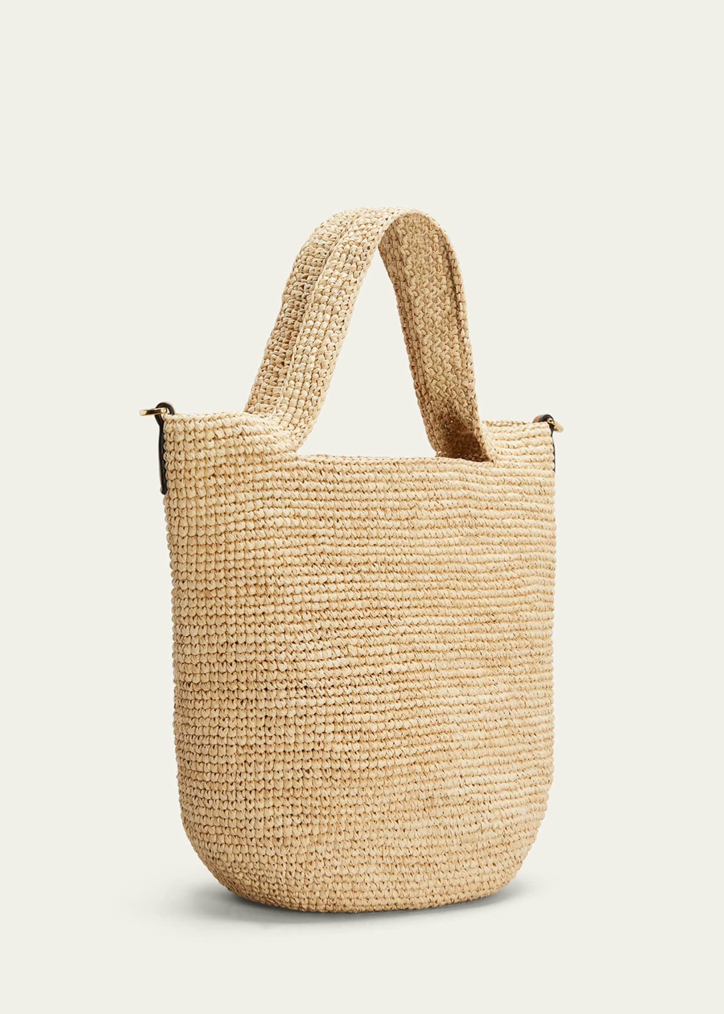 LOEWE x Paula's Ibiza Mini Slit Raffia Tote Bag