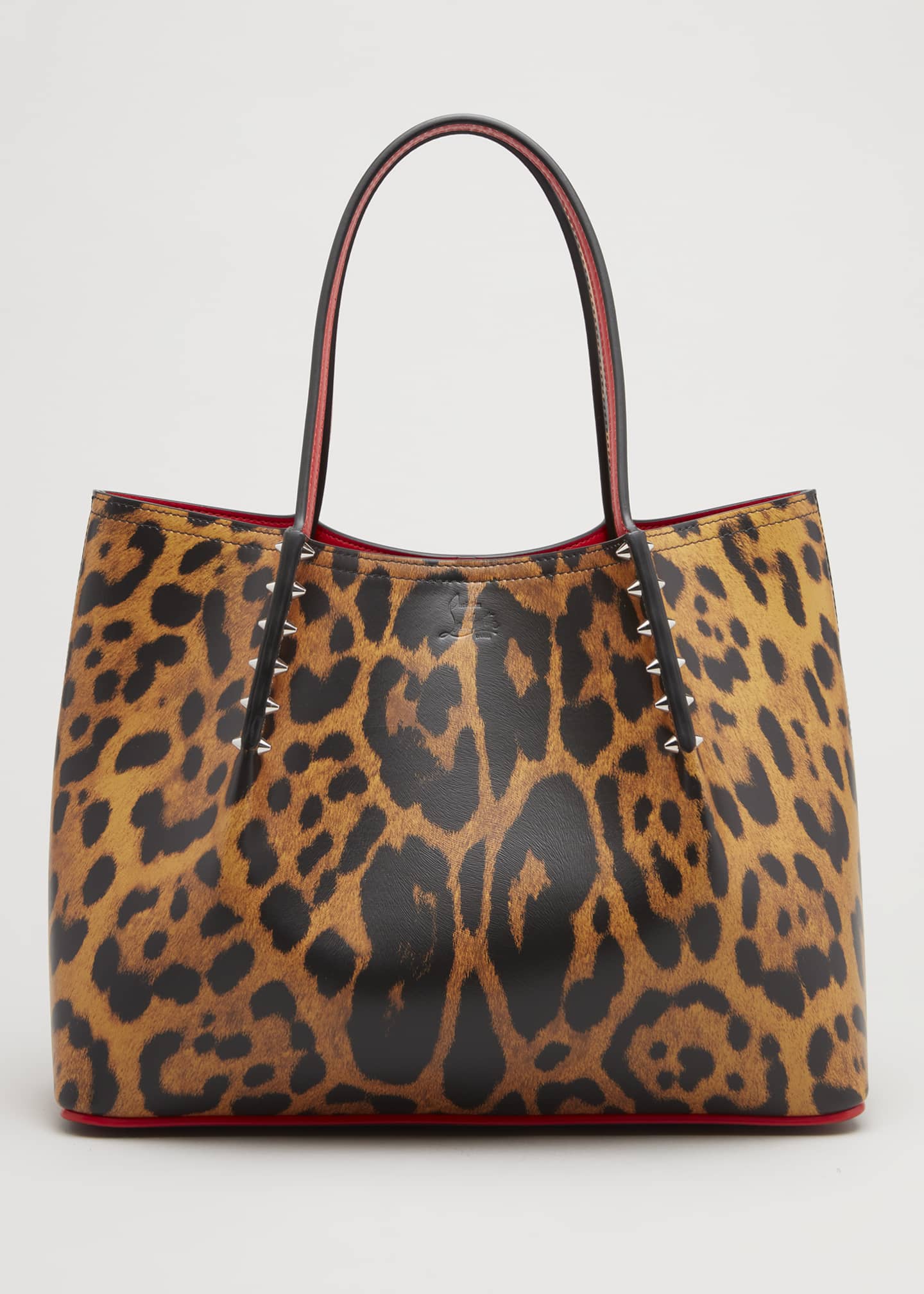 Christian Louboutin Cabarock Small Leopard Tote Bag - Bergdorf Goodman