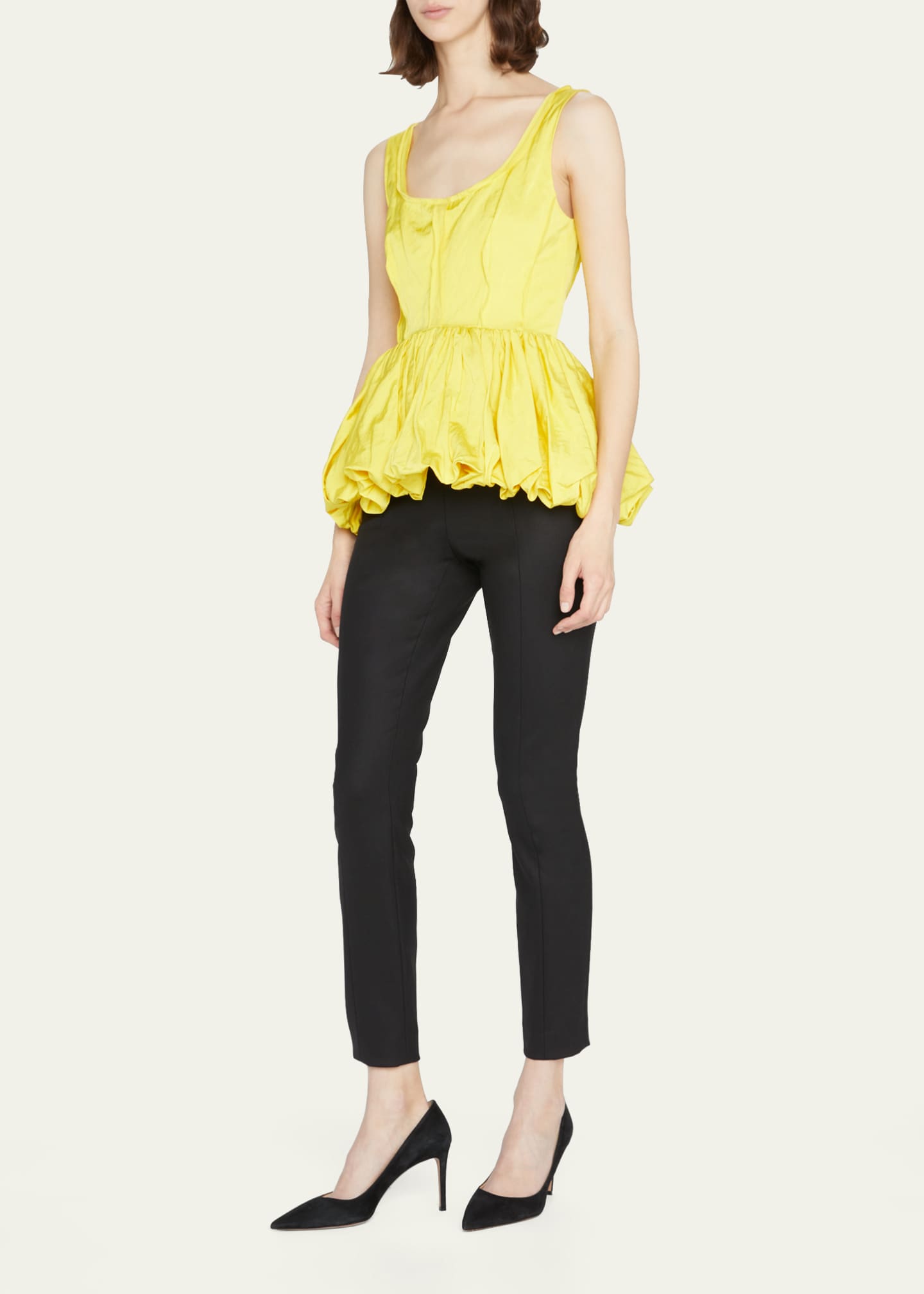 Jason Wu Collection Sleeveless Balloon Peplum Top - Bergdorf Goodman