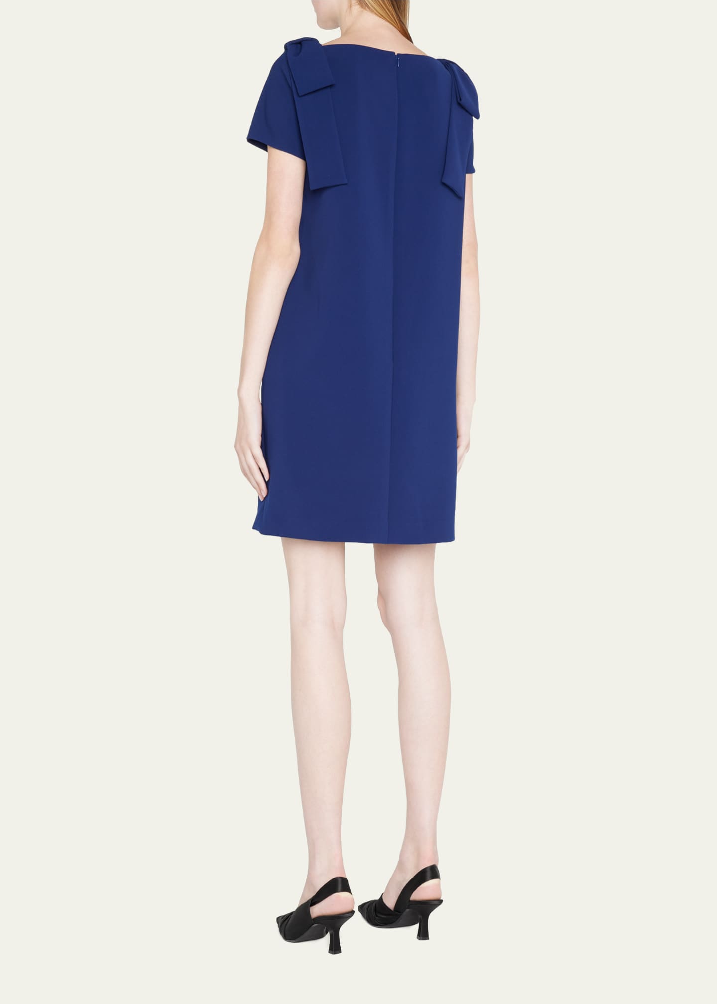 Carolina Herrera Bow Detail Shift Dress Image 3 of 5