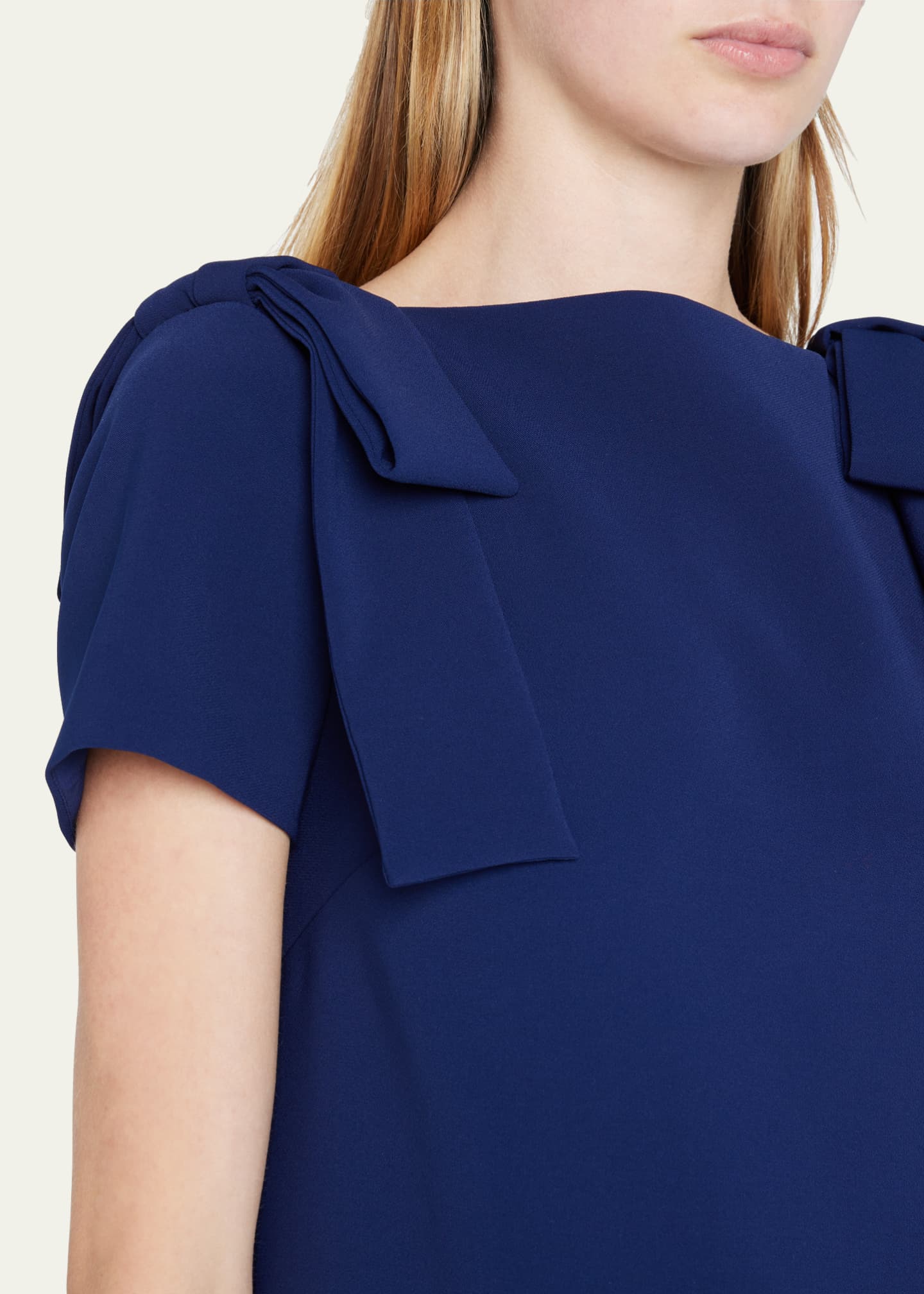 Carolina Herrera Bow Detail Shift Dress Image 5 of 5