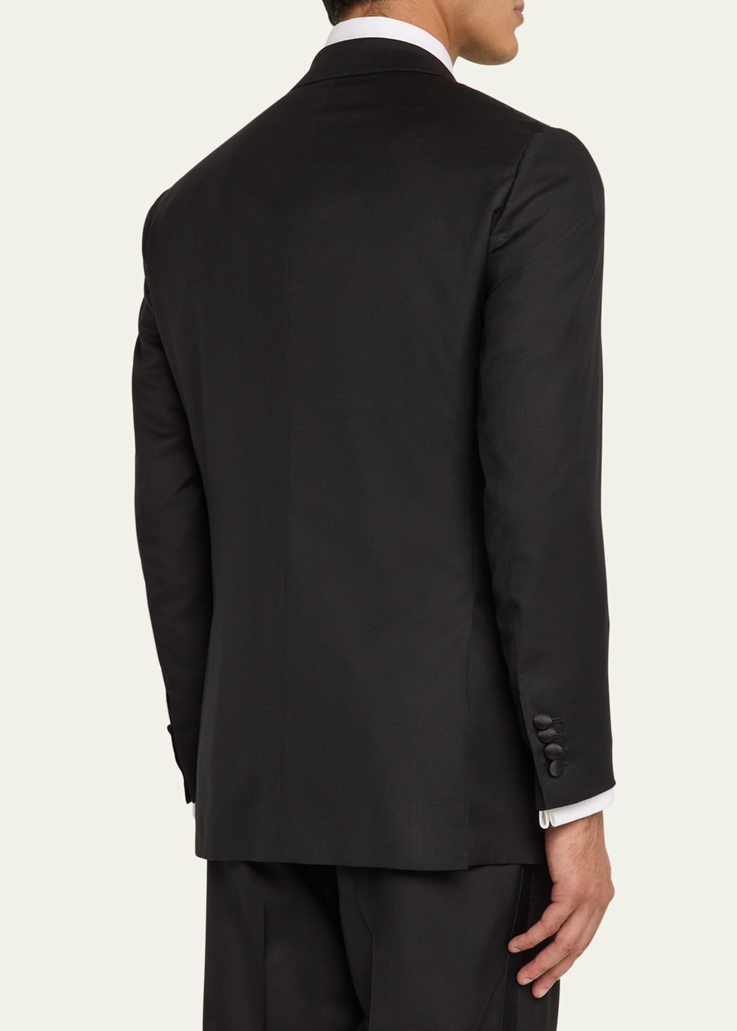 Kiton Men's Peak-Lapel Wool Tuxedo Image 5 of 8