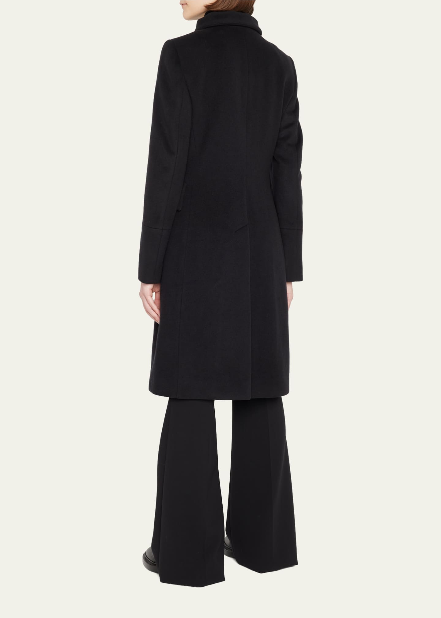 Akris punto Duffle Knee-Length Wool Coat Image 3 of 5