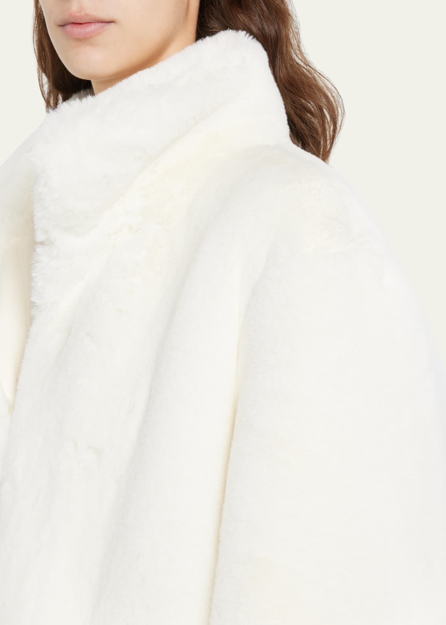 Akris punto Faux-Fur Short Jacket Image 5 of 5