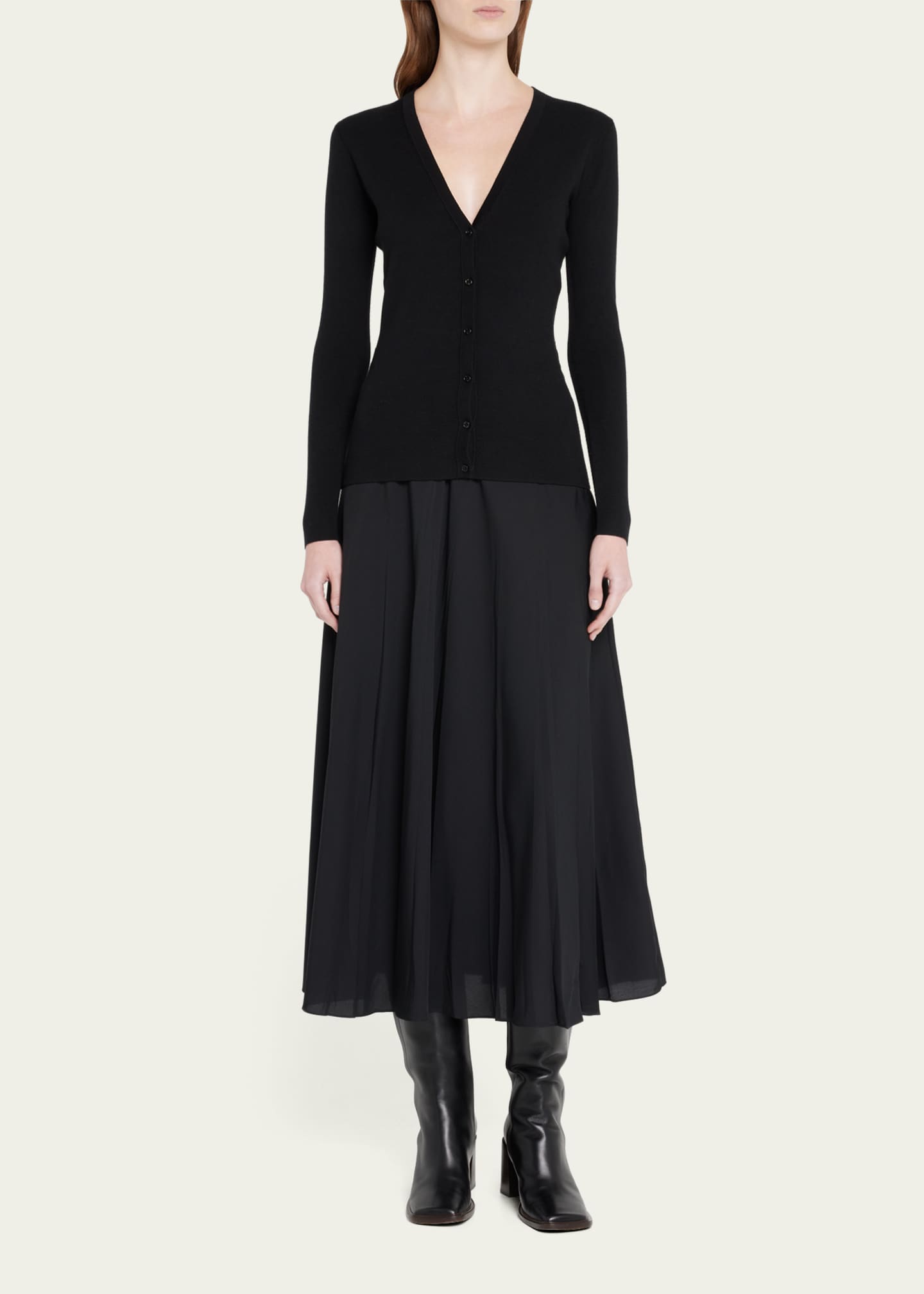 Gabriela Hearst Alexandrite Cashmere Cardigan Image 2 of 5