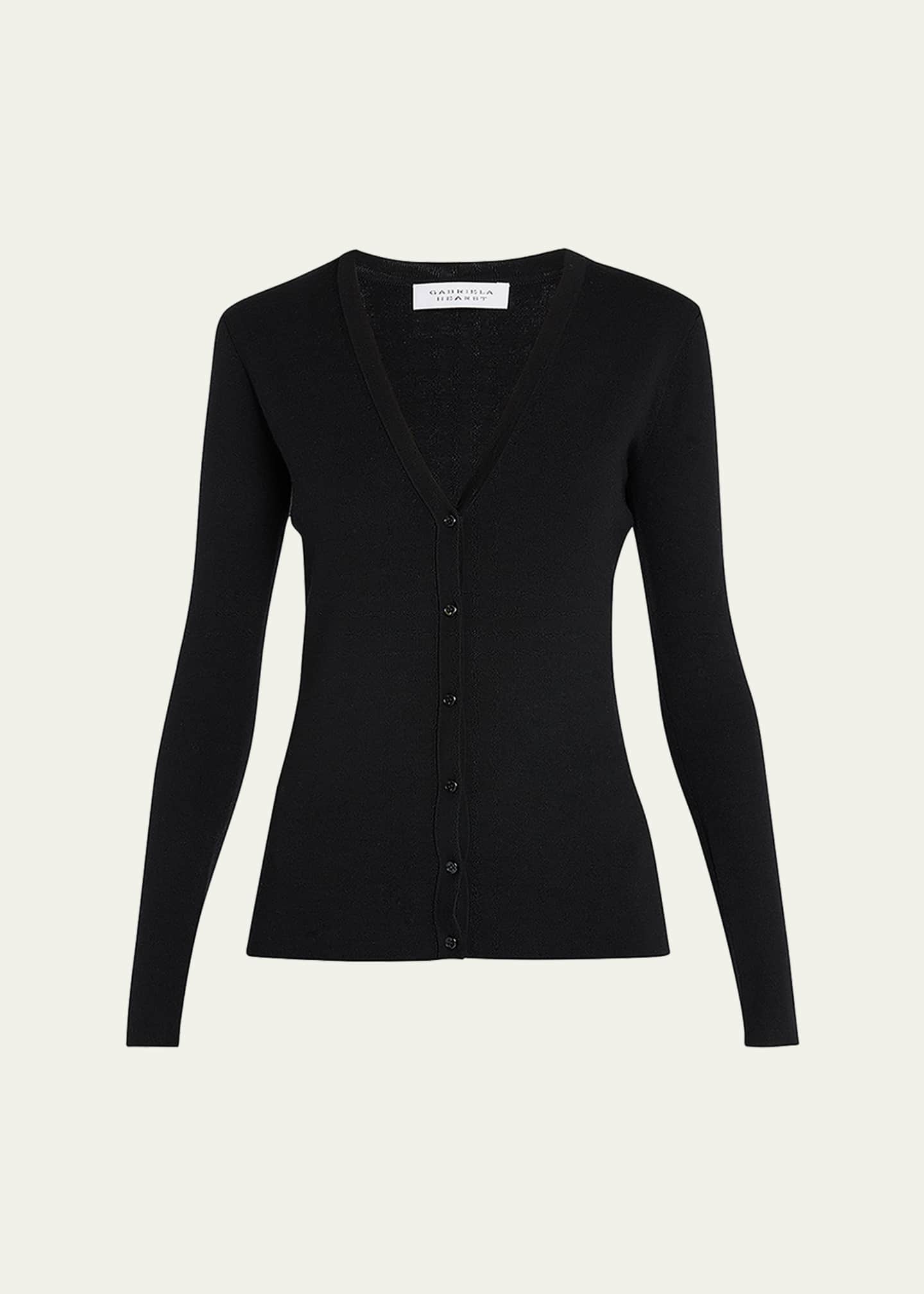 Gabriela Hearst Alexandrite Cashmere Cardigan Image 1 of 5