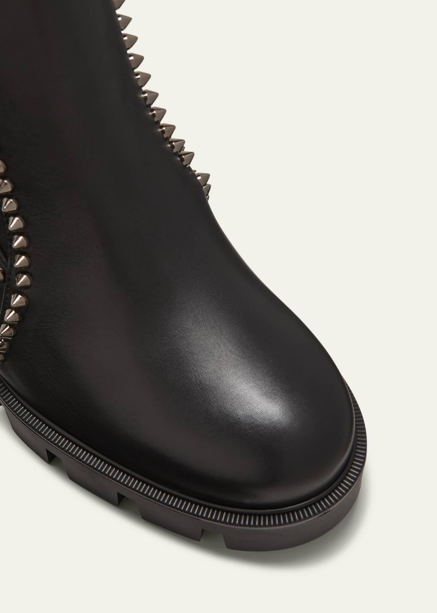 Mens Christian Louboutin Chelsea Boots, Spike Boots