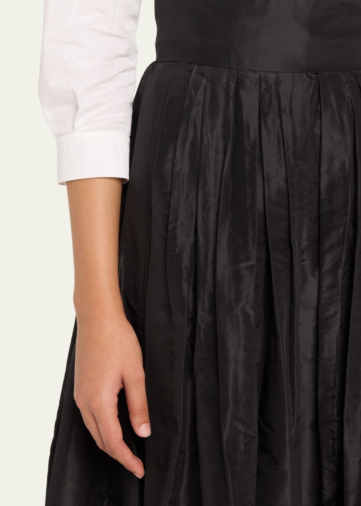 Carolina Herrera Pleated Silk Ball Skirt Image 5 of 5