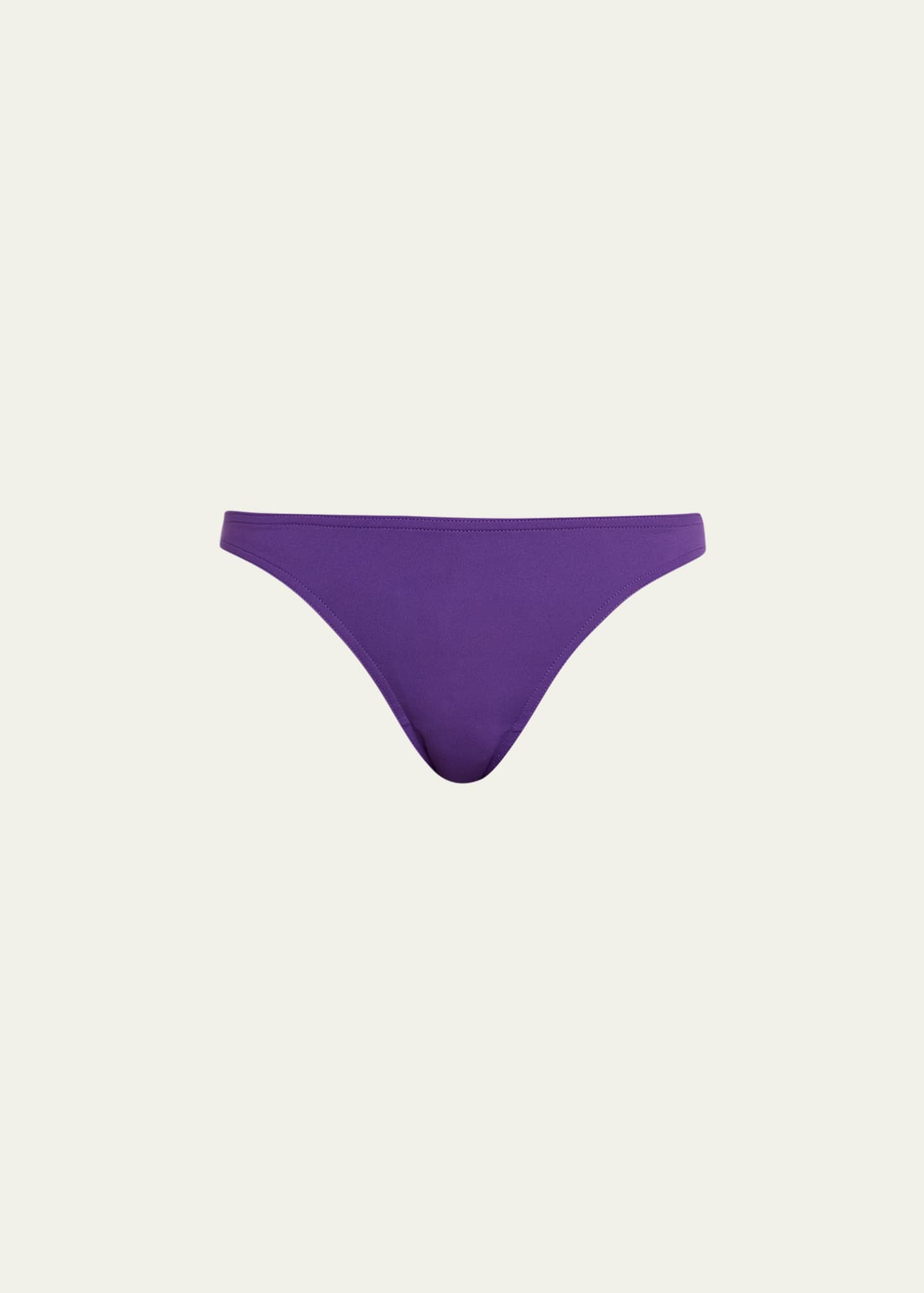 Eres Fripon Solid Low-Rise Hipster Bikini Bottoms Image 1 of 5