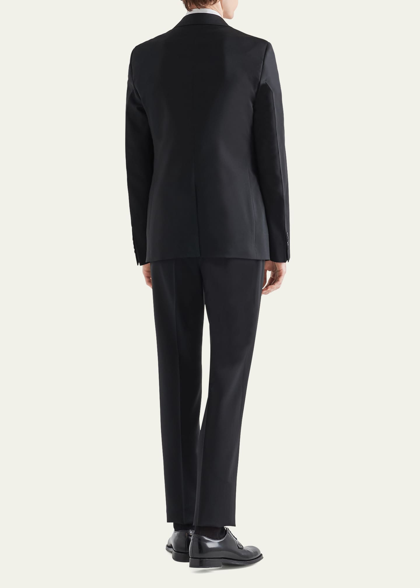 Prada Men's Wool-Mohair Solid Suit Image 3 of 4