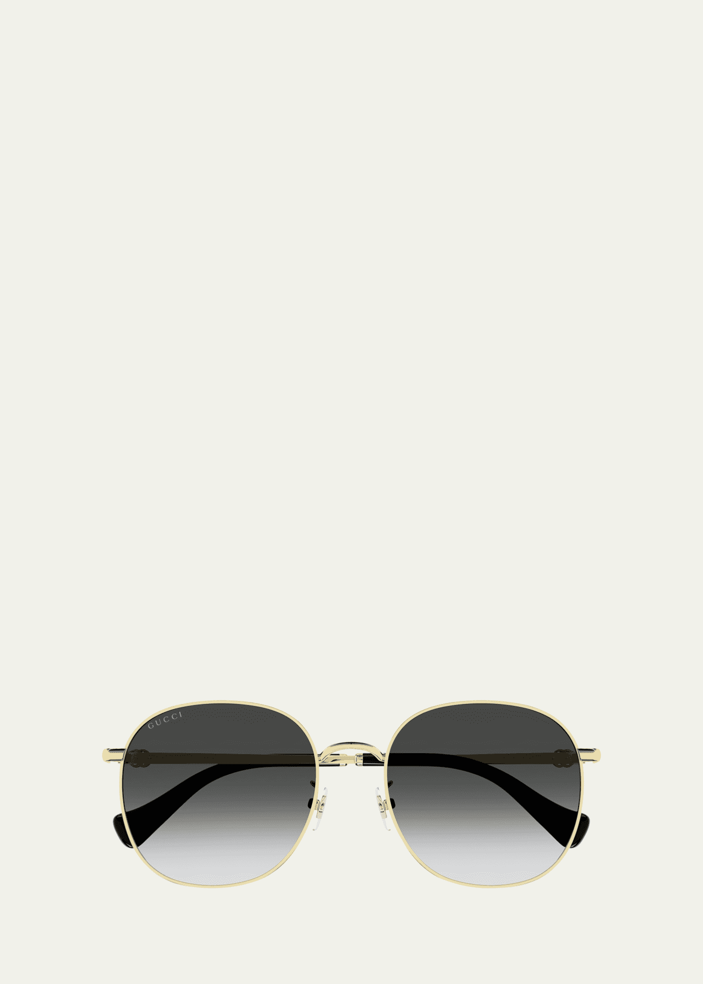 Gucci Gradient GG Round Metal Sunglasses Bergdorf Goodman