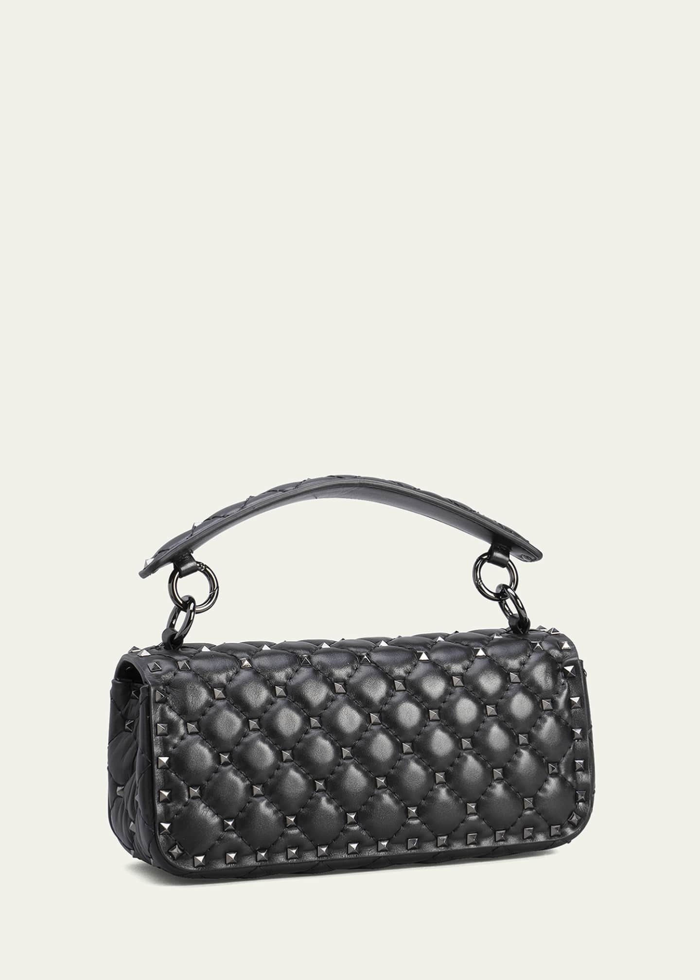 Valentino Garavani Rockstud Quilted Leather Shoulder Bag Bergdorf Goodman