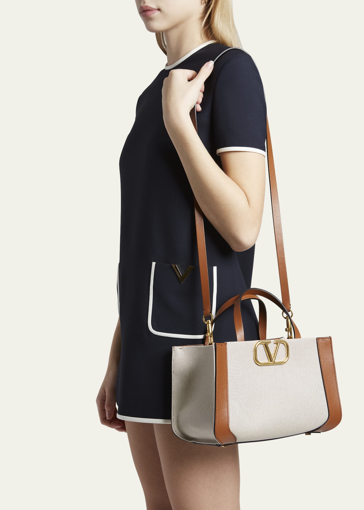 Valentino Small Bag
 Valentino Garavani VLOGO Signature Small Canvas Tote Bag Bergdorf Goodman